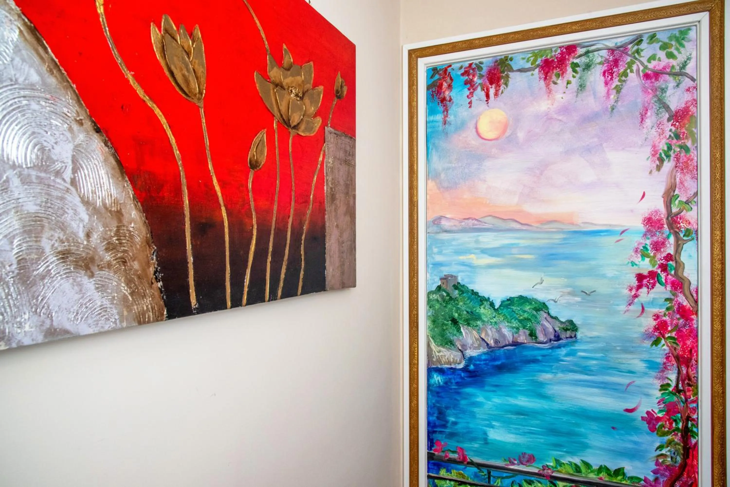 Decorative detail in B&B Il Pavone