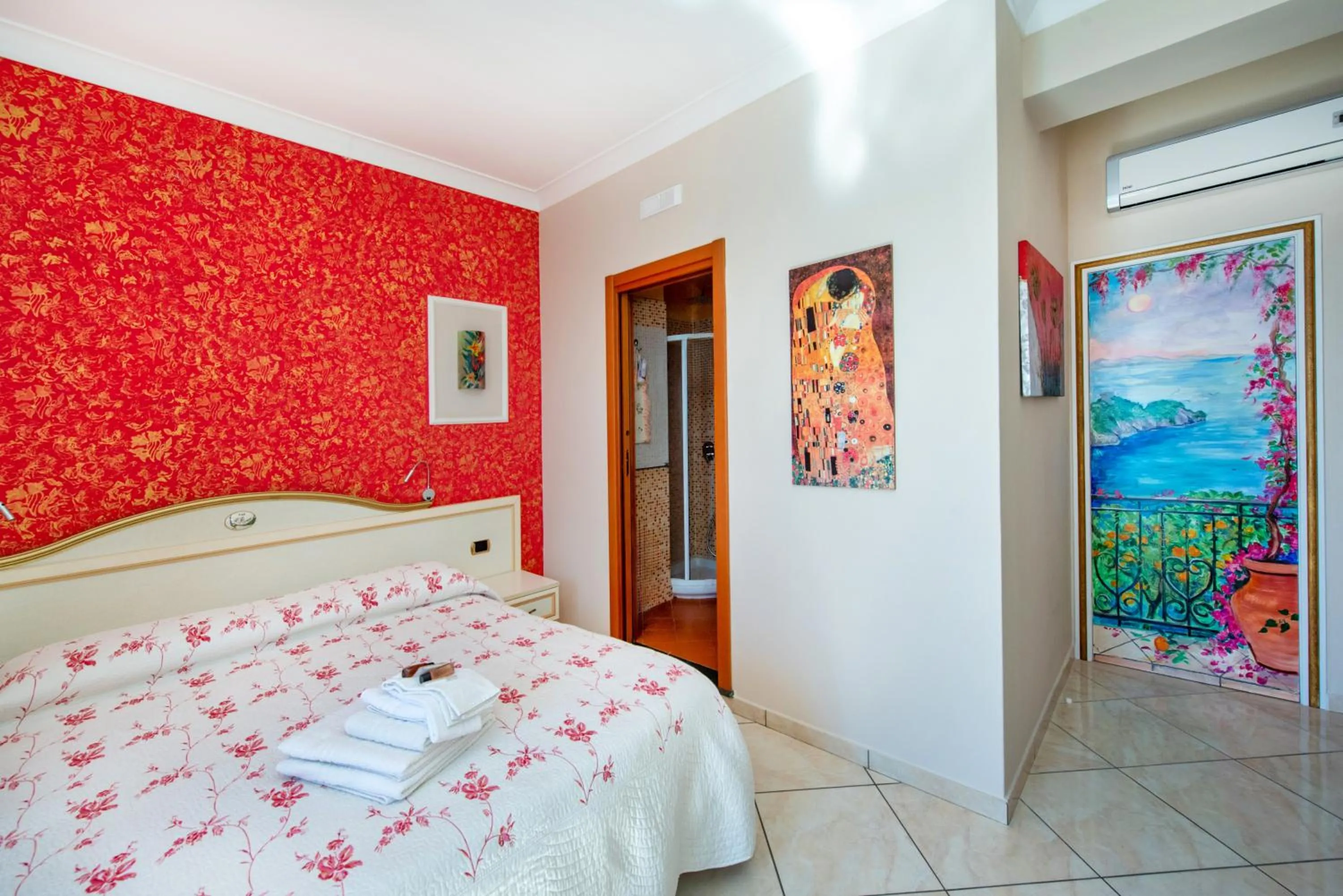 Bed in B&B Il Pavone