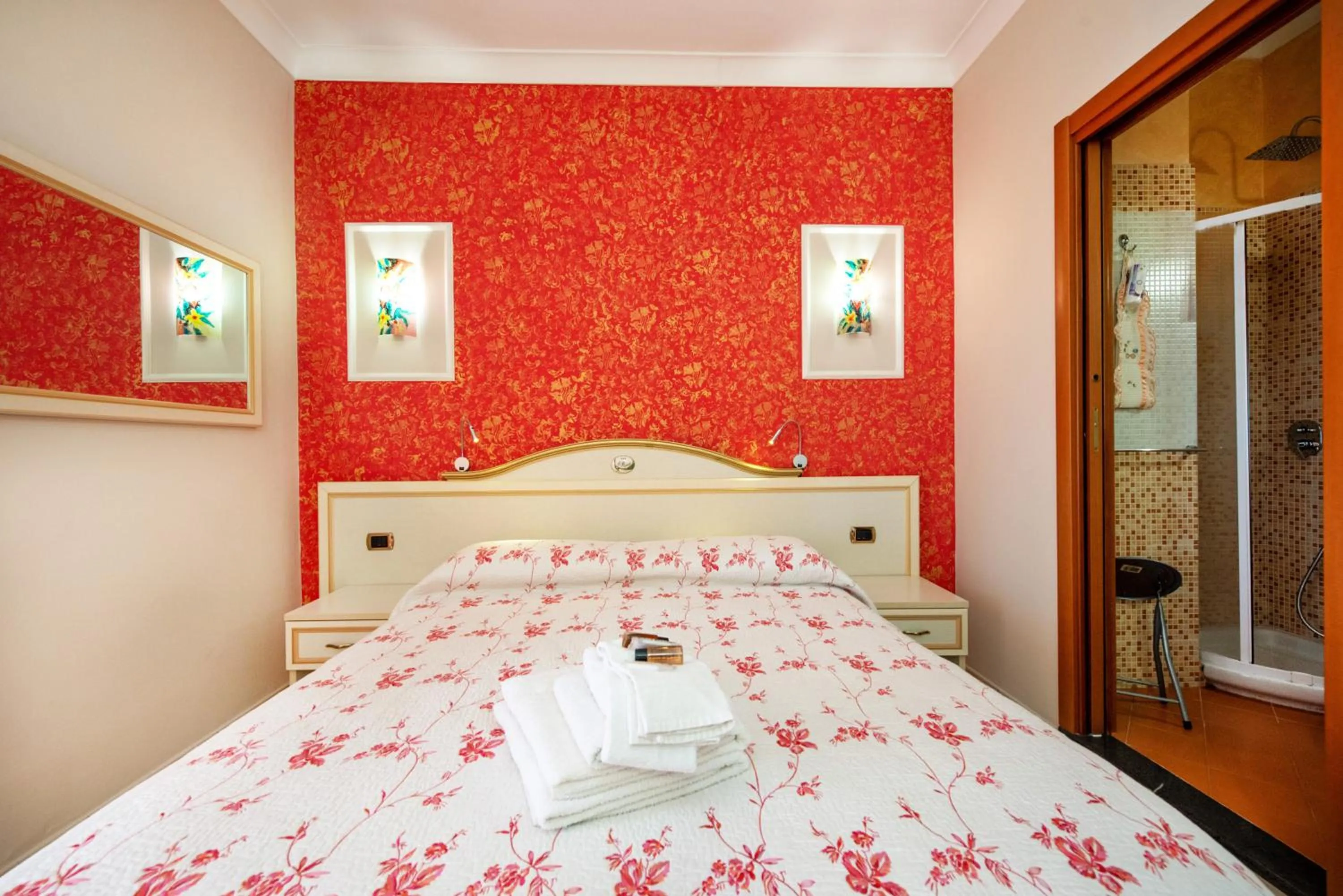 Bed in B&B Il Pavone