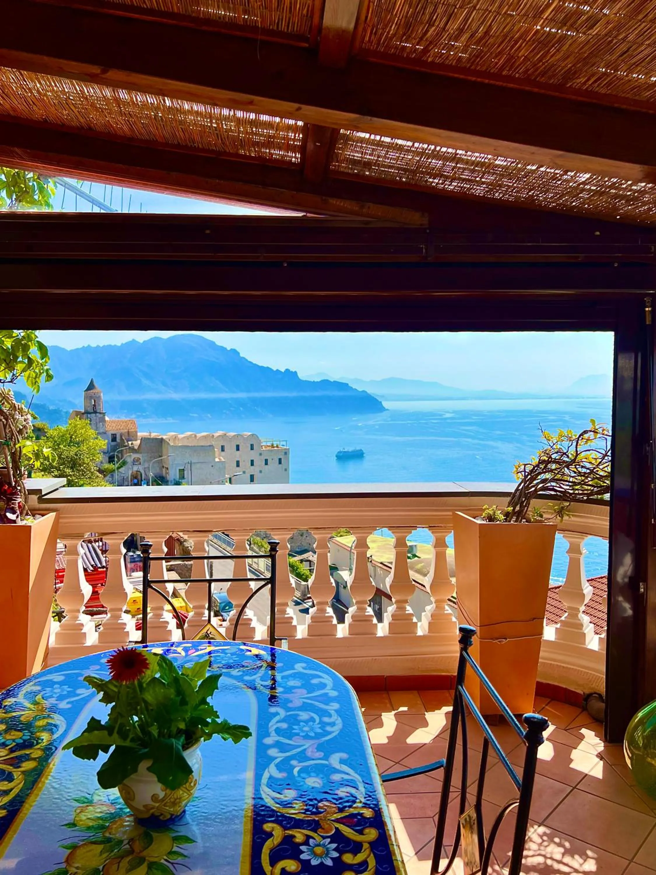 Patio in B&B Il Pavone