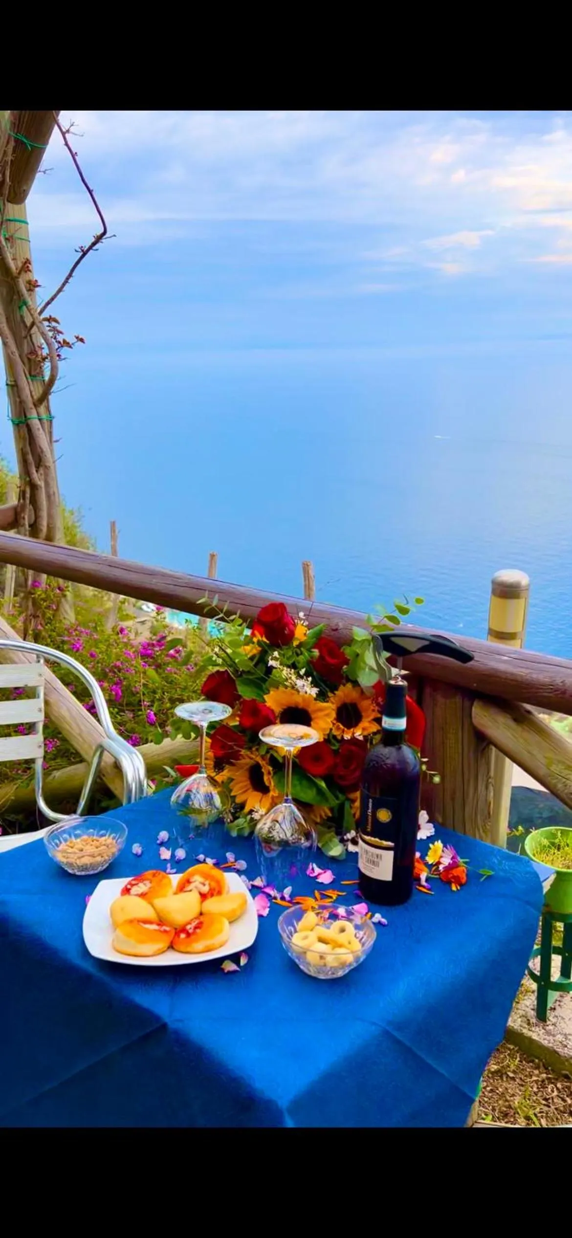 Natural landscape in B&B Il Pavone