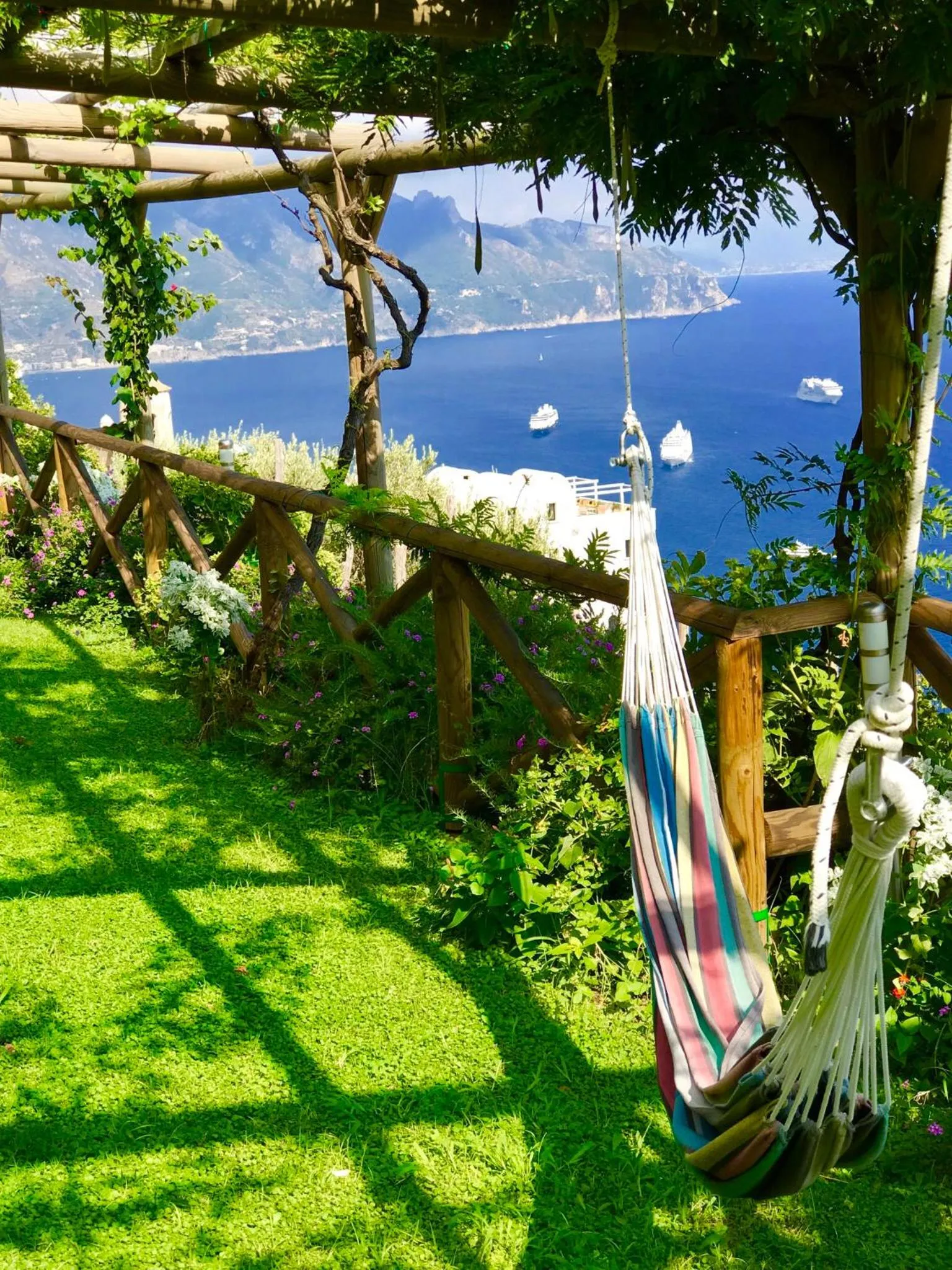 Garden in B&B Il Pavone