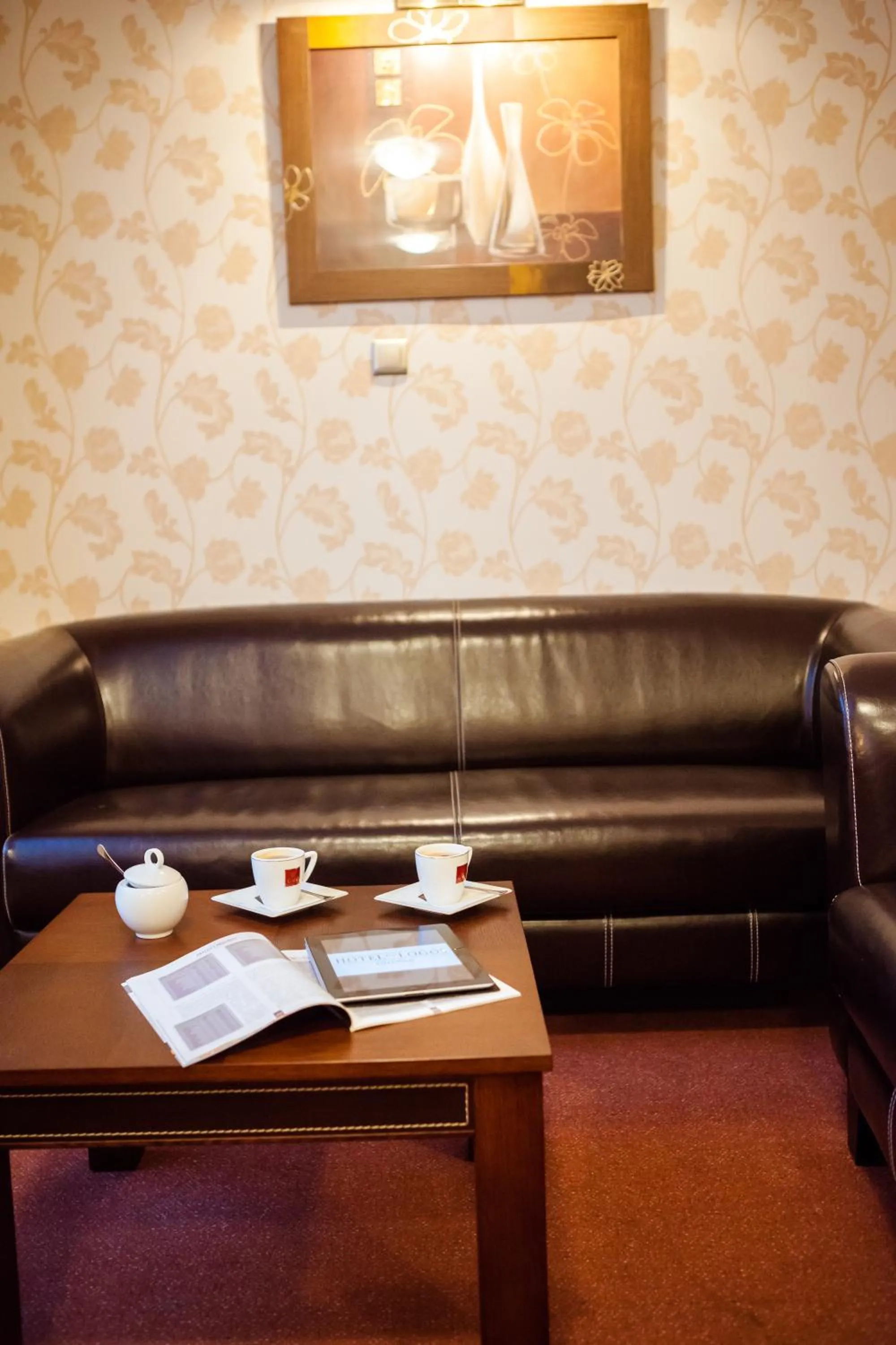 Seating area in Hotel Logos