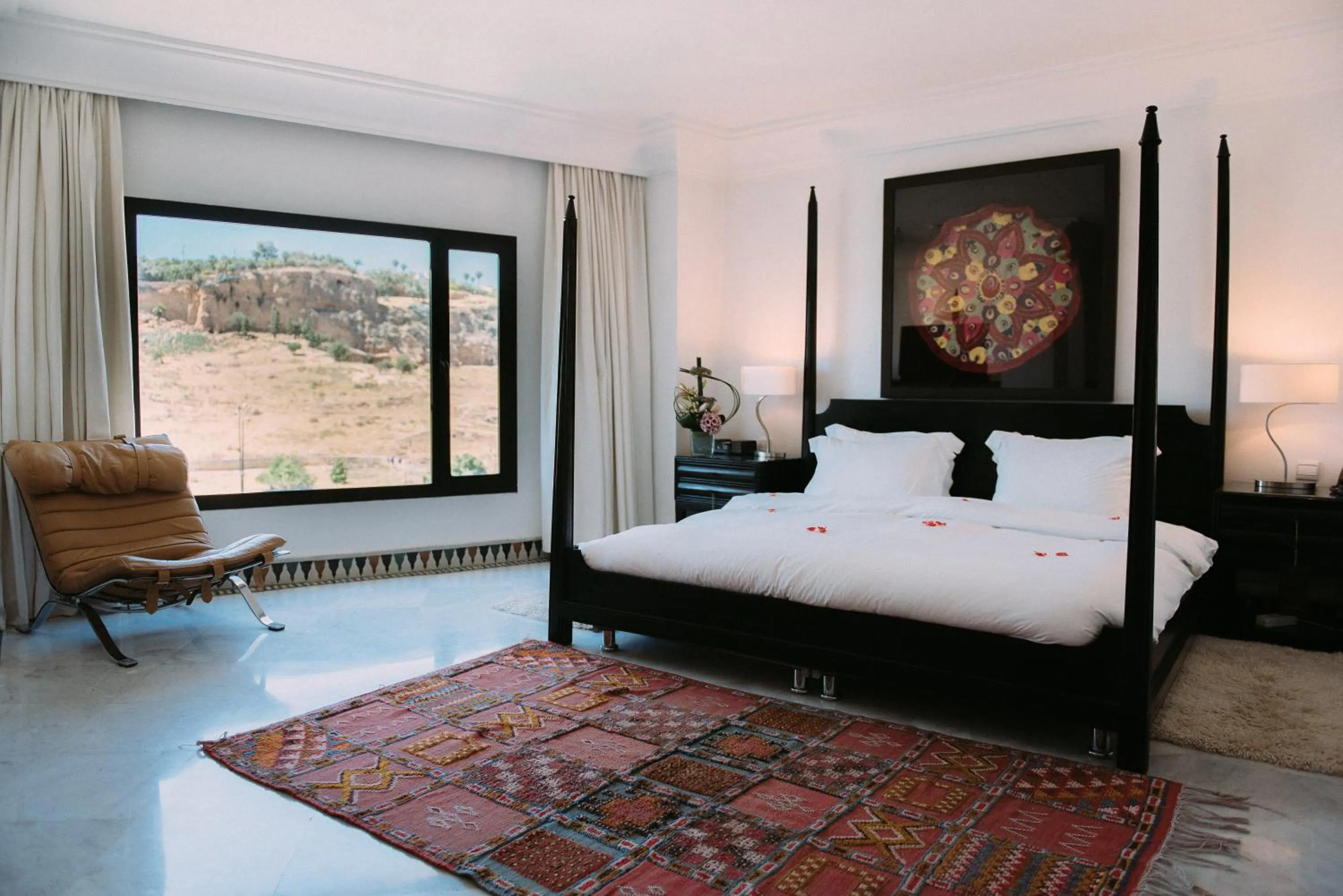 Bedroom, Bed in Riad Maison Bleue and Spa