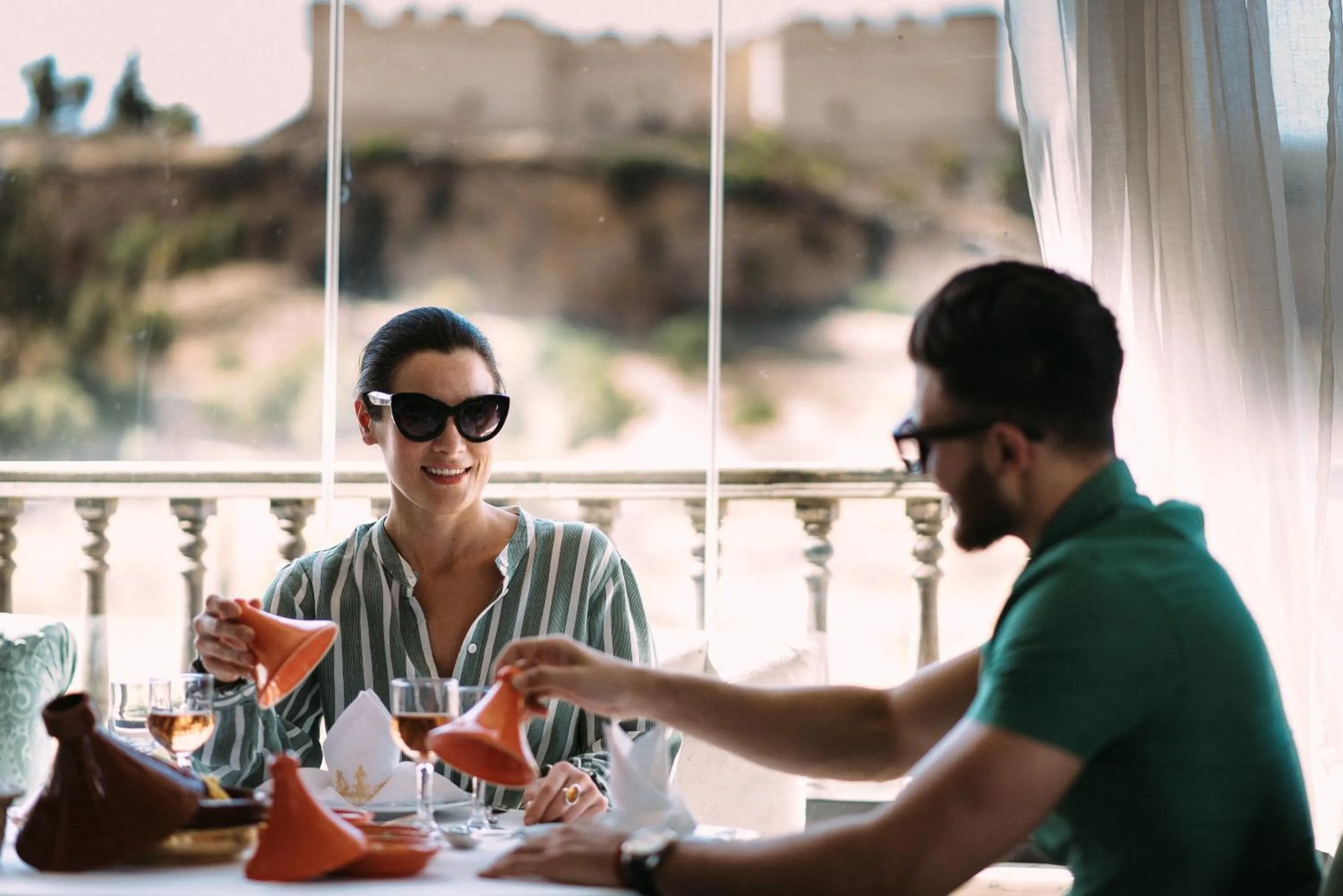 Lunch in Riad Maison Bleue and Spa
