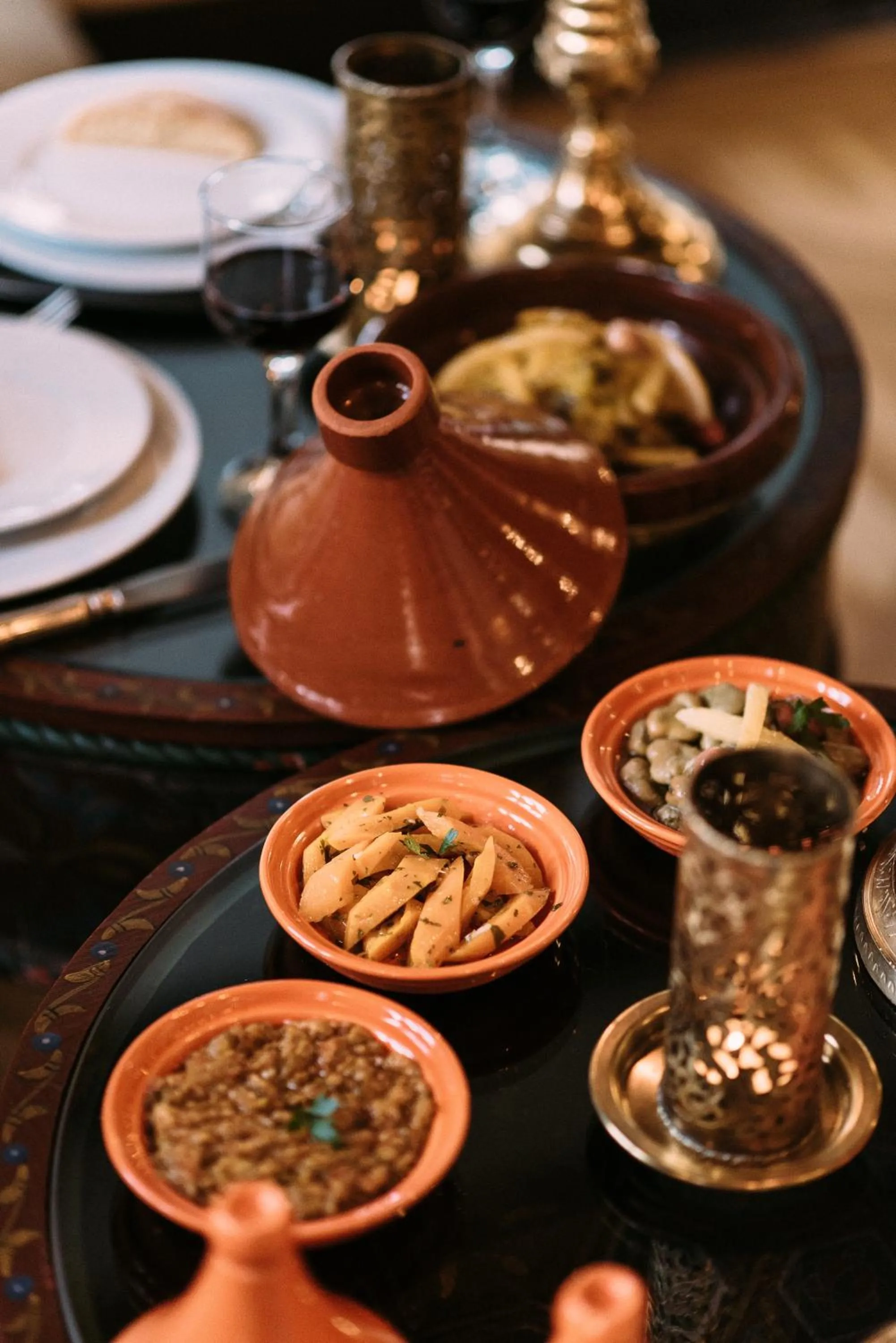 Food and drinks in Riad Maison Bleue and Spa