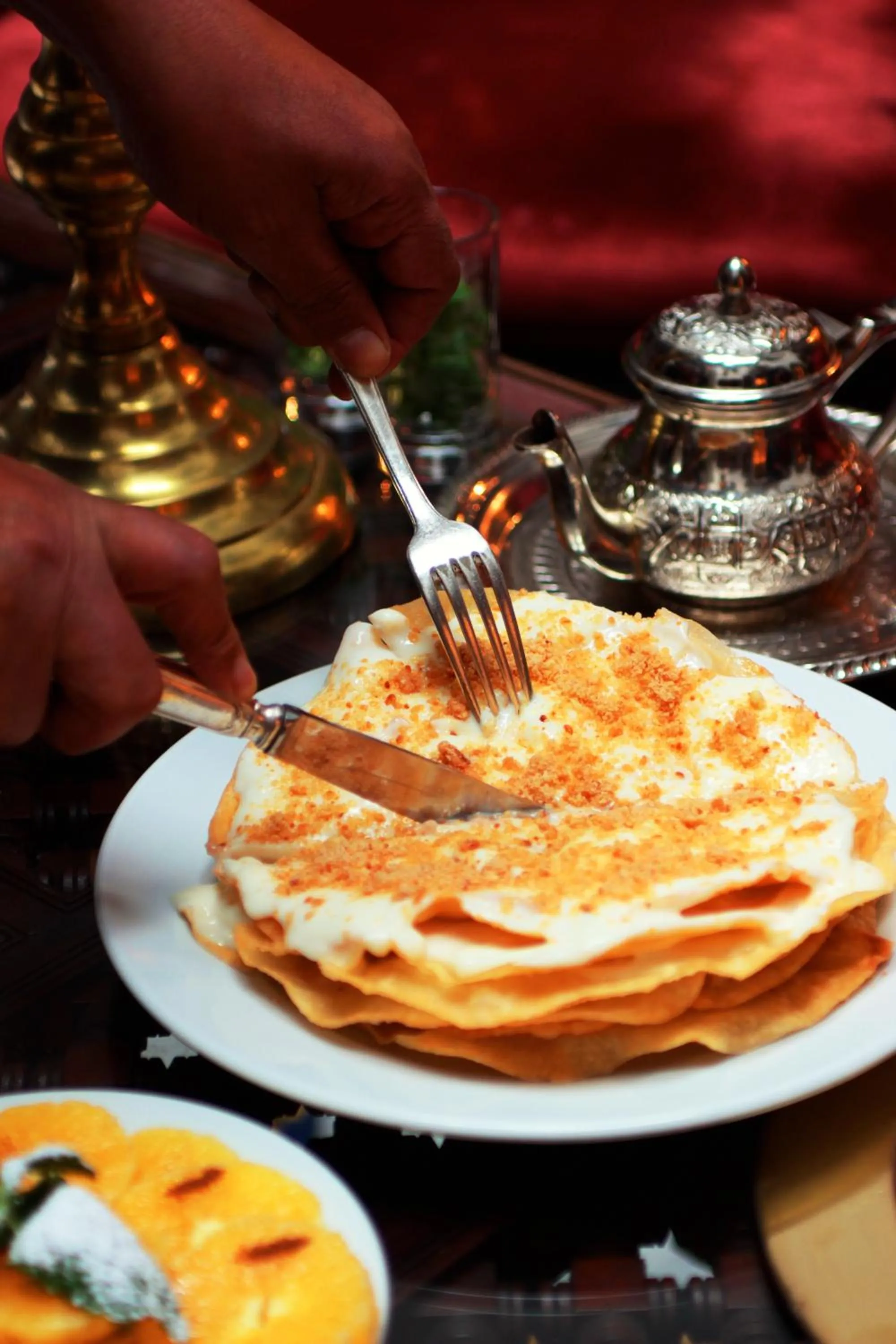 Food close-up in Riad Maison Bleue and Spa