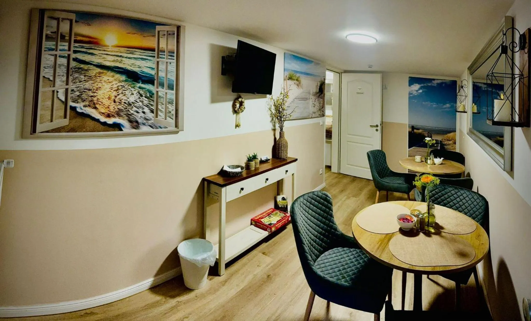 Food and drinks in Gästehaus "Kleines Stadtidyll" -Zimmer und Apartments