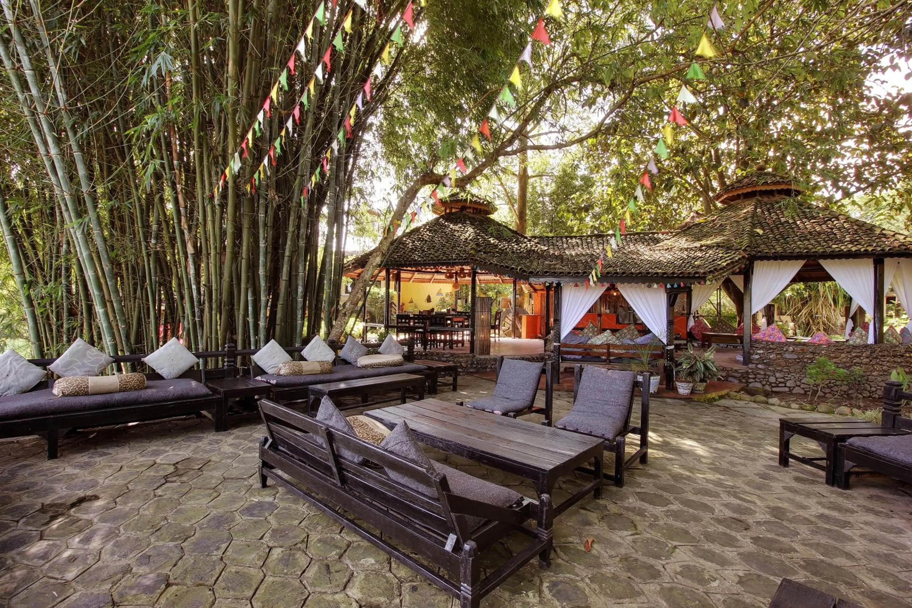 Garden in Sapana Village Lodge