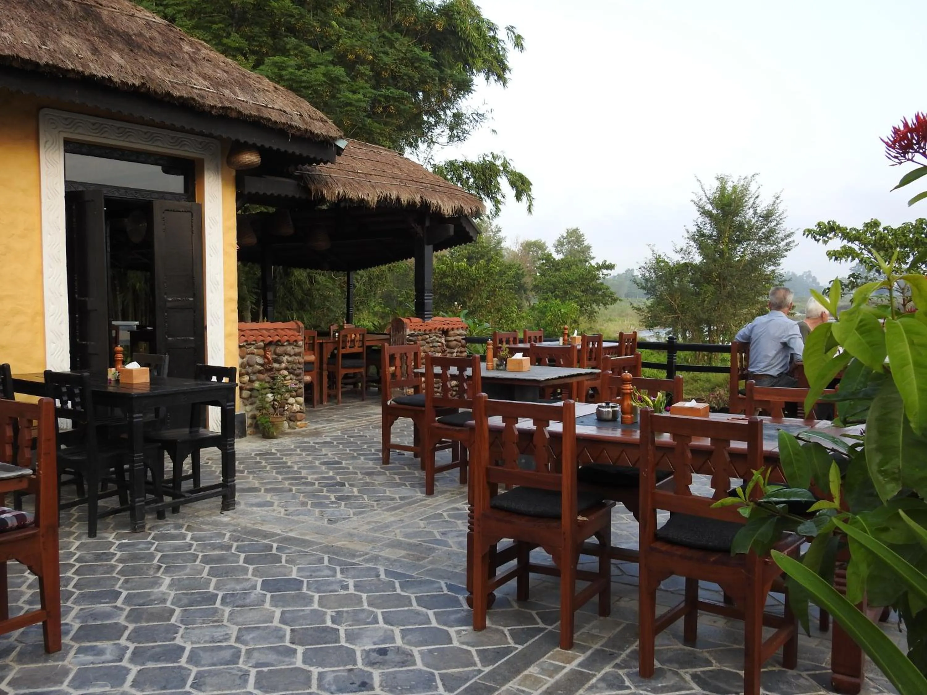 Lounge or bar in Sapana Village Lodge