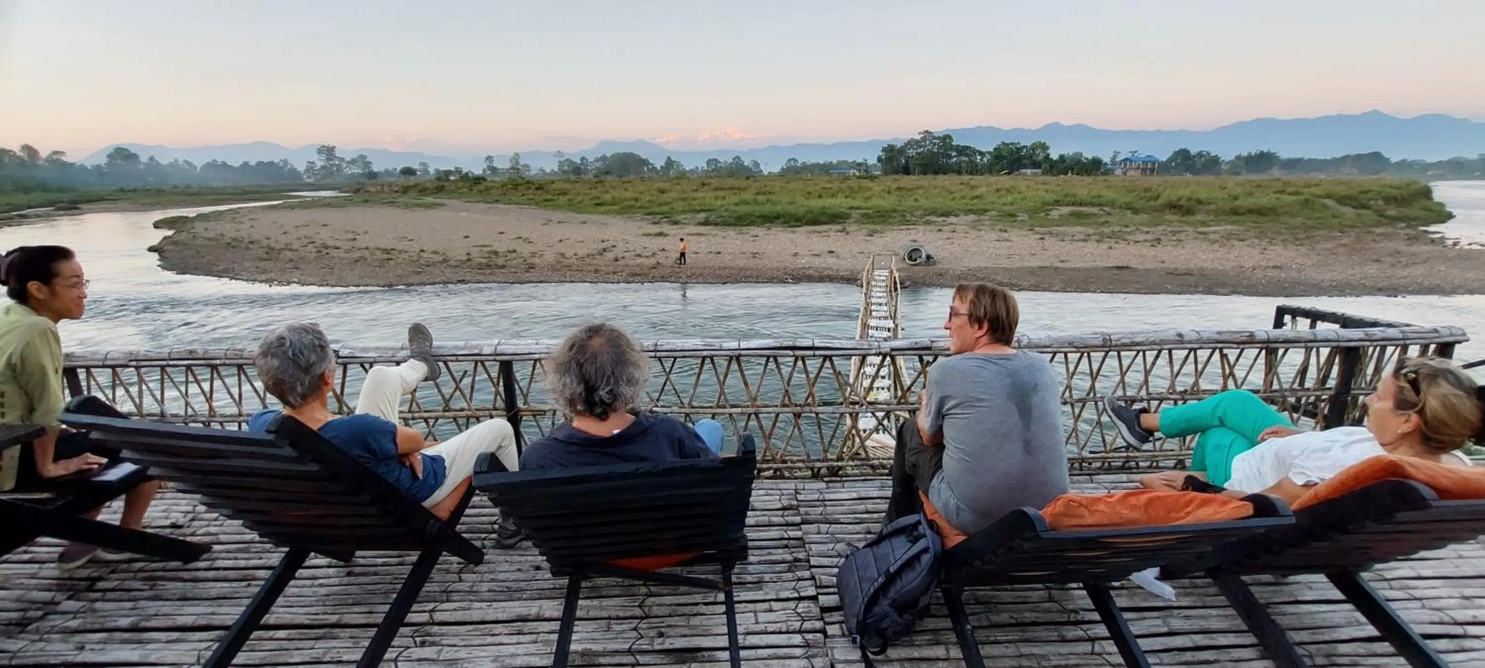 People in Sapana Village Lodge