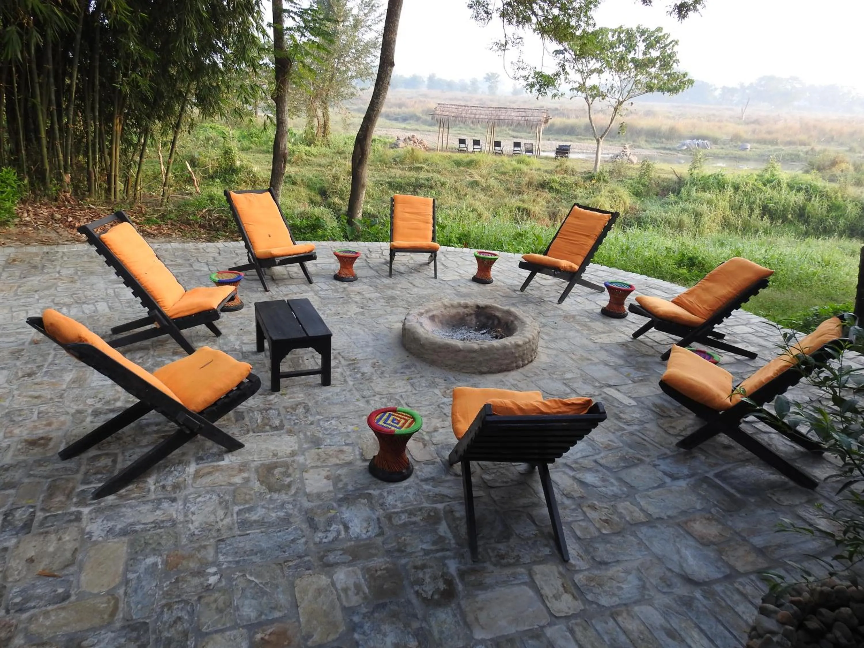 BBQ facilities in Sapana Village Lodge