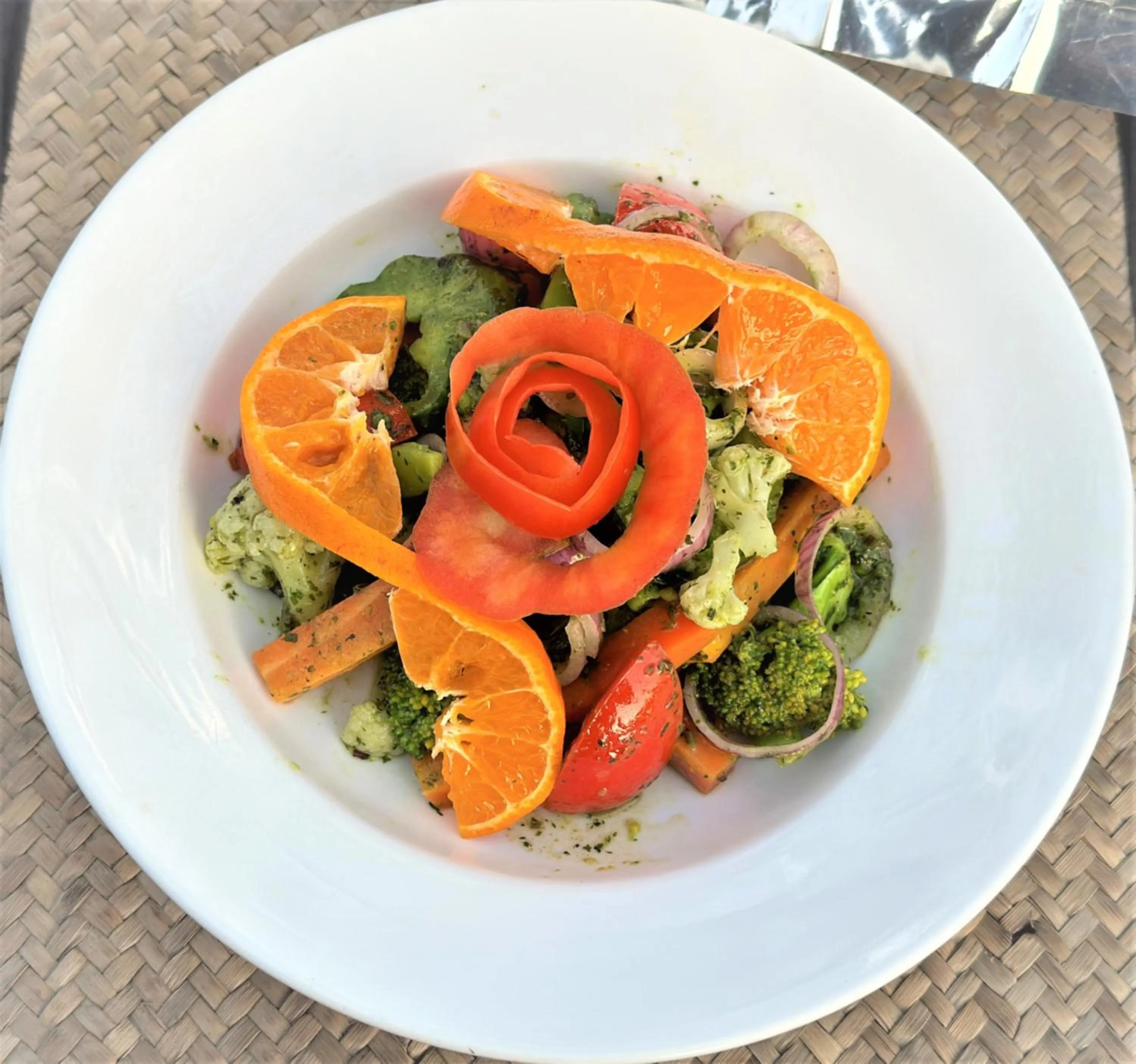 Breakfast in Sapana Village Lodge