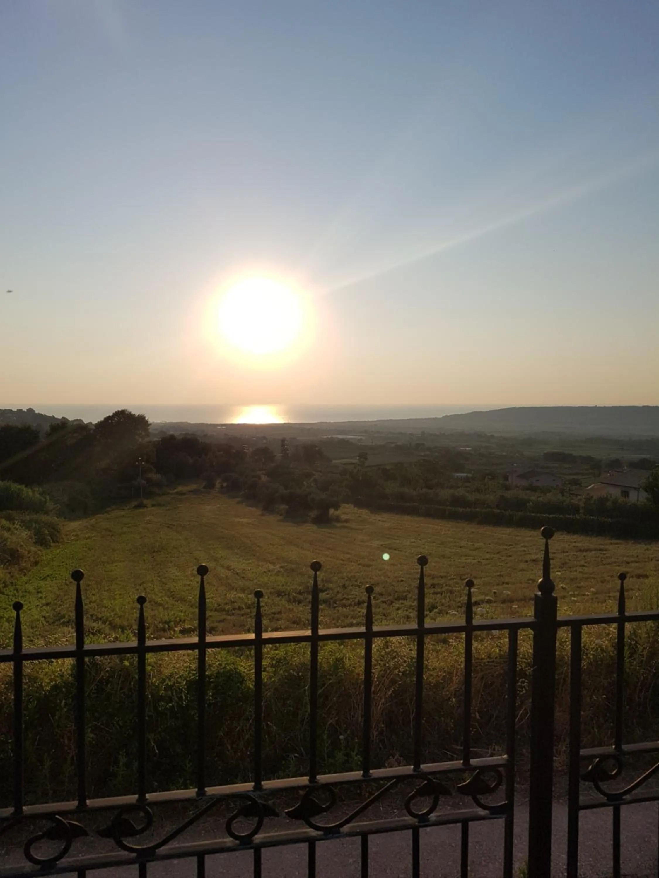 Sunrise in B&B Villa Moen