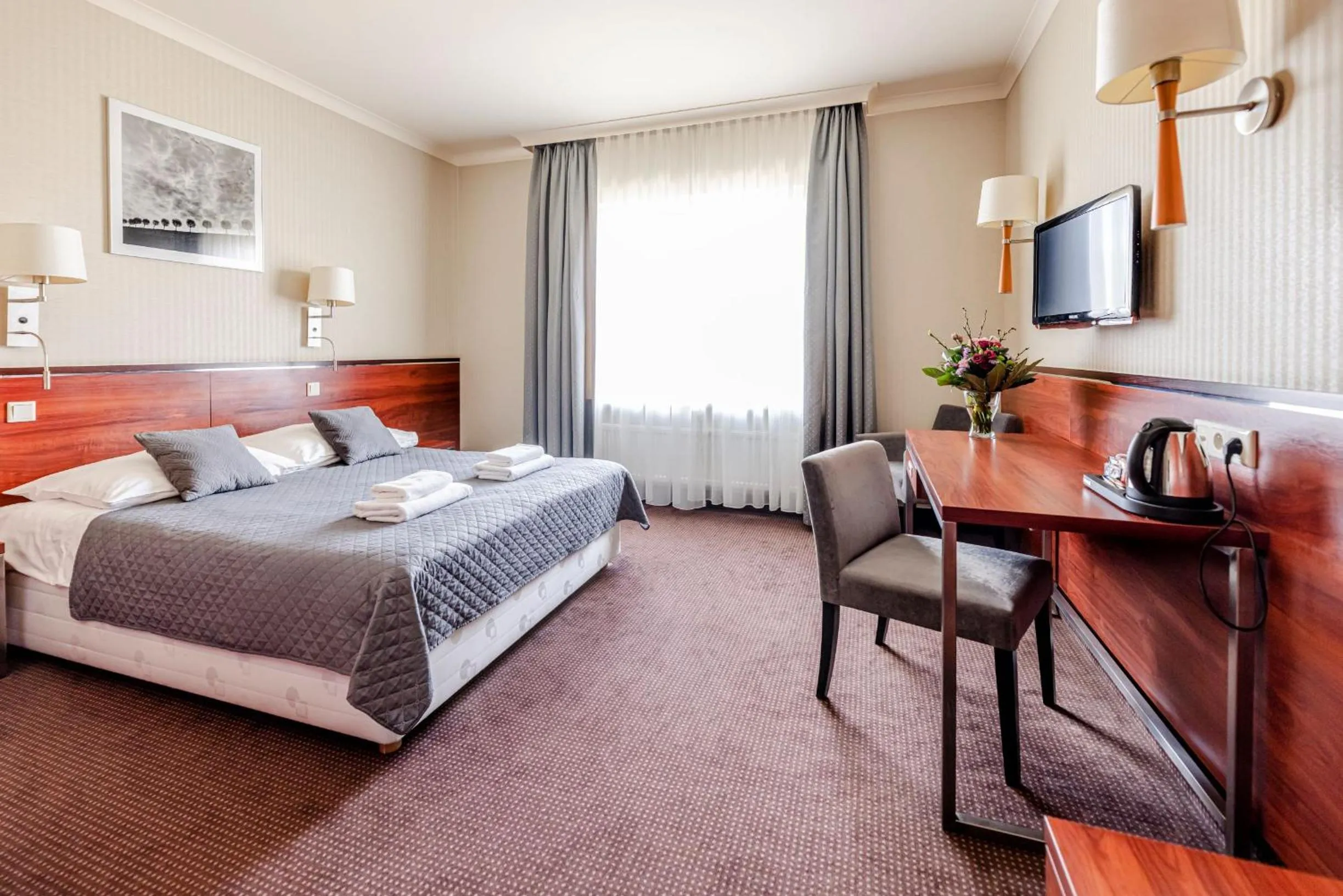 Bed in Hotel Panorama