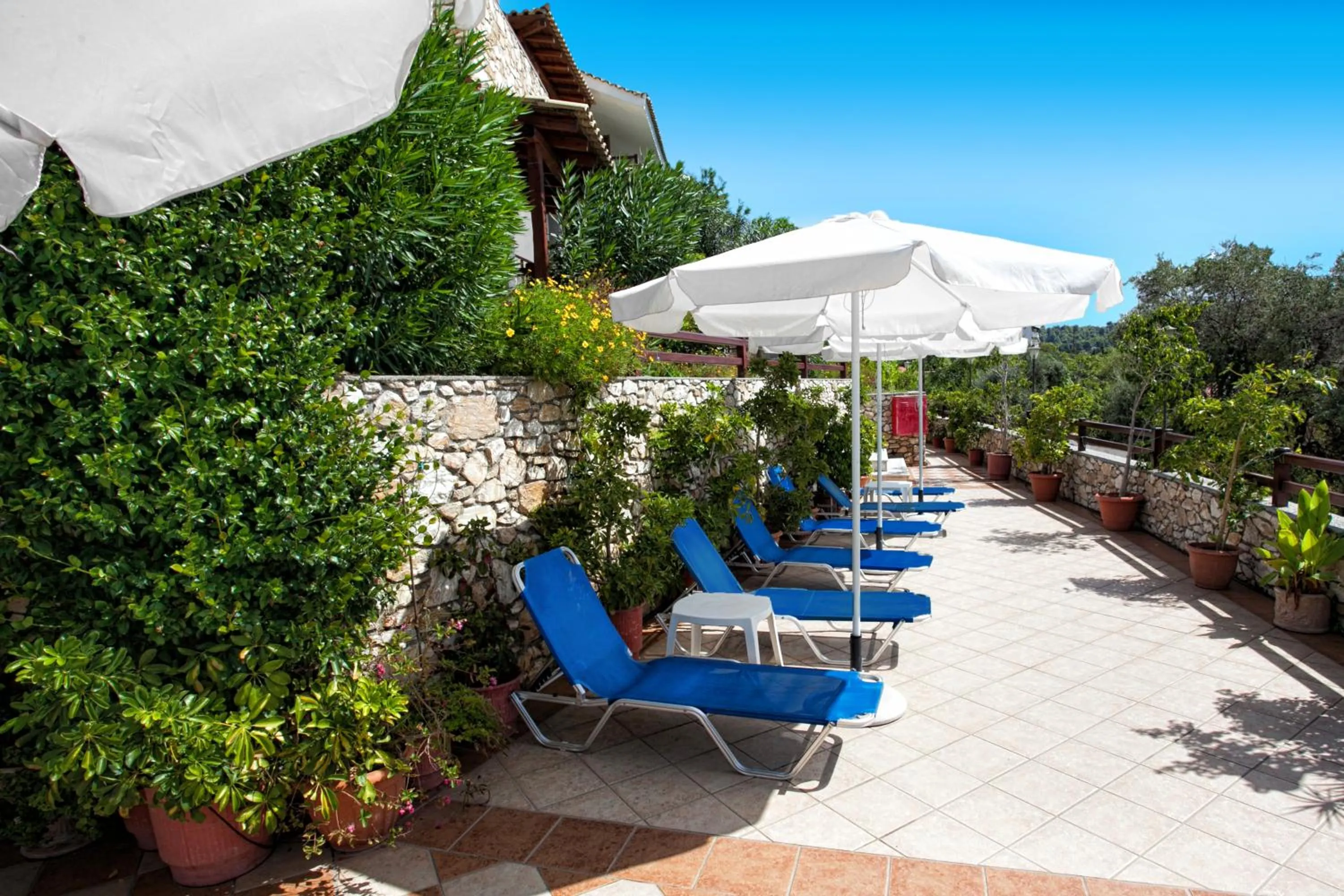 Patio in Villa Maraki