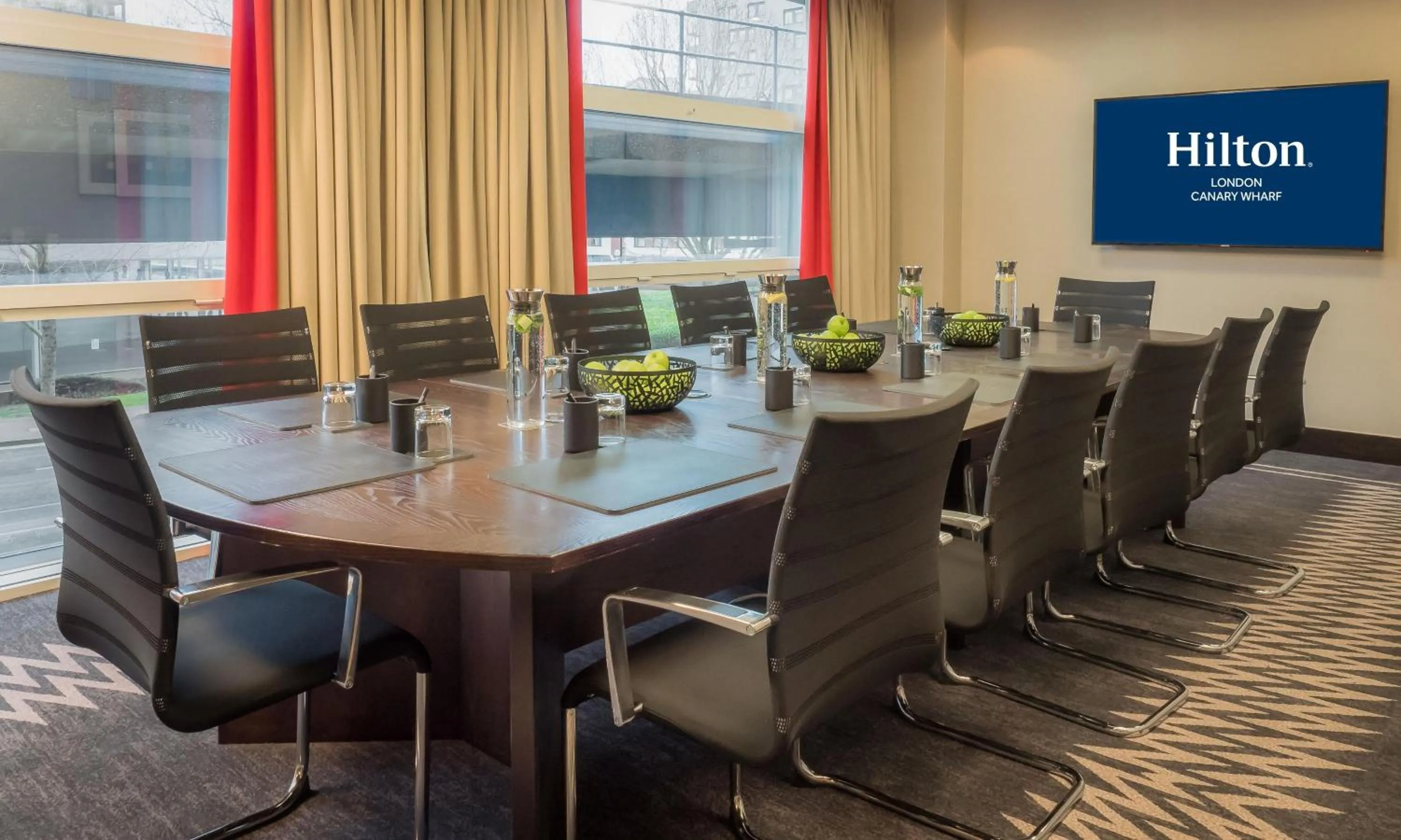 Meeting/conference room in Hilton London Canary Wharf