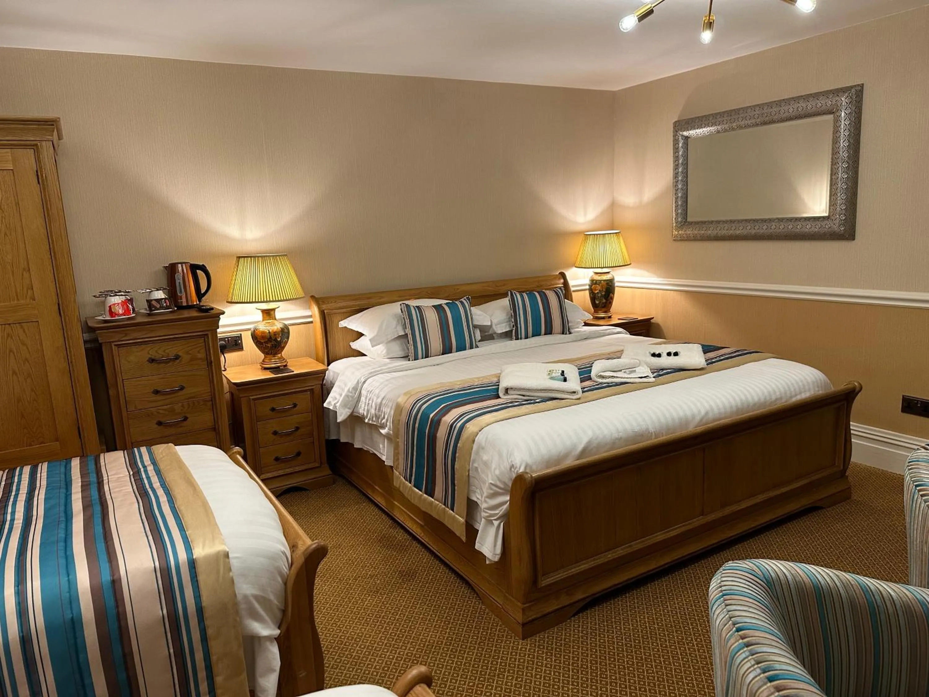 Bed in Chester House Guest House