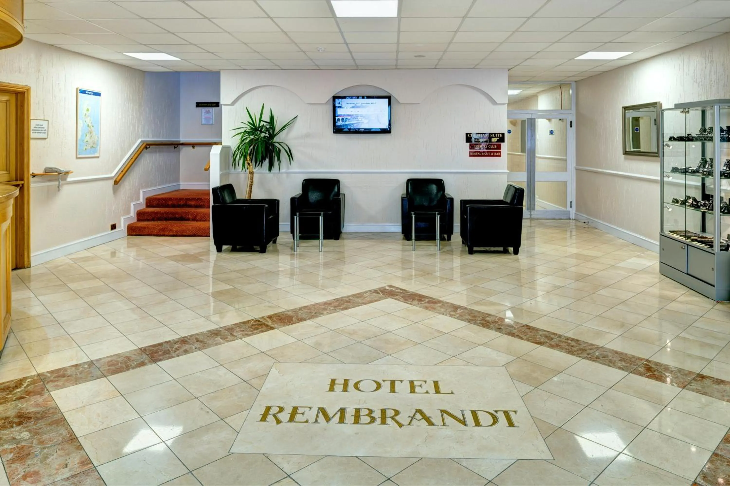 Lobby or reception in Best Western Weymouth Hotel Rembrandt
