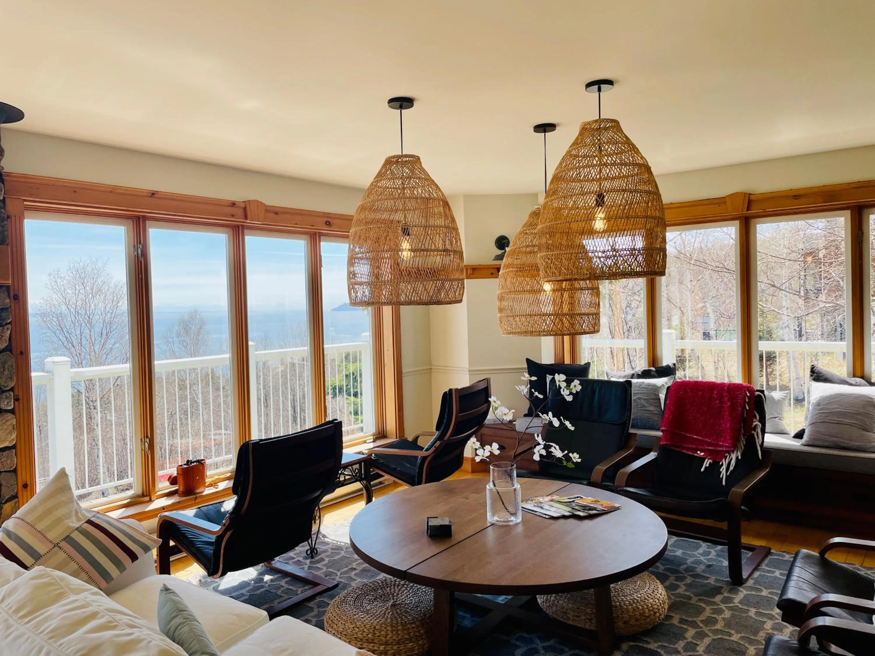 Living room in Auberge Cap aux Corbeaux