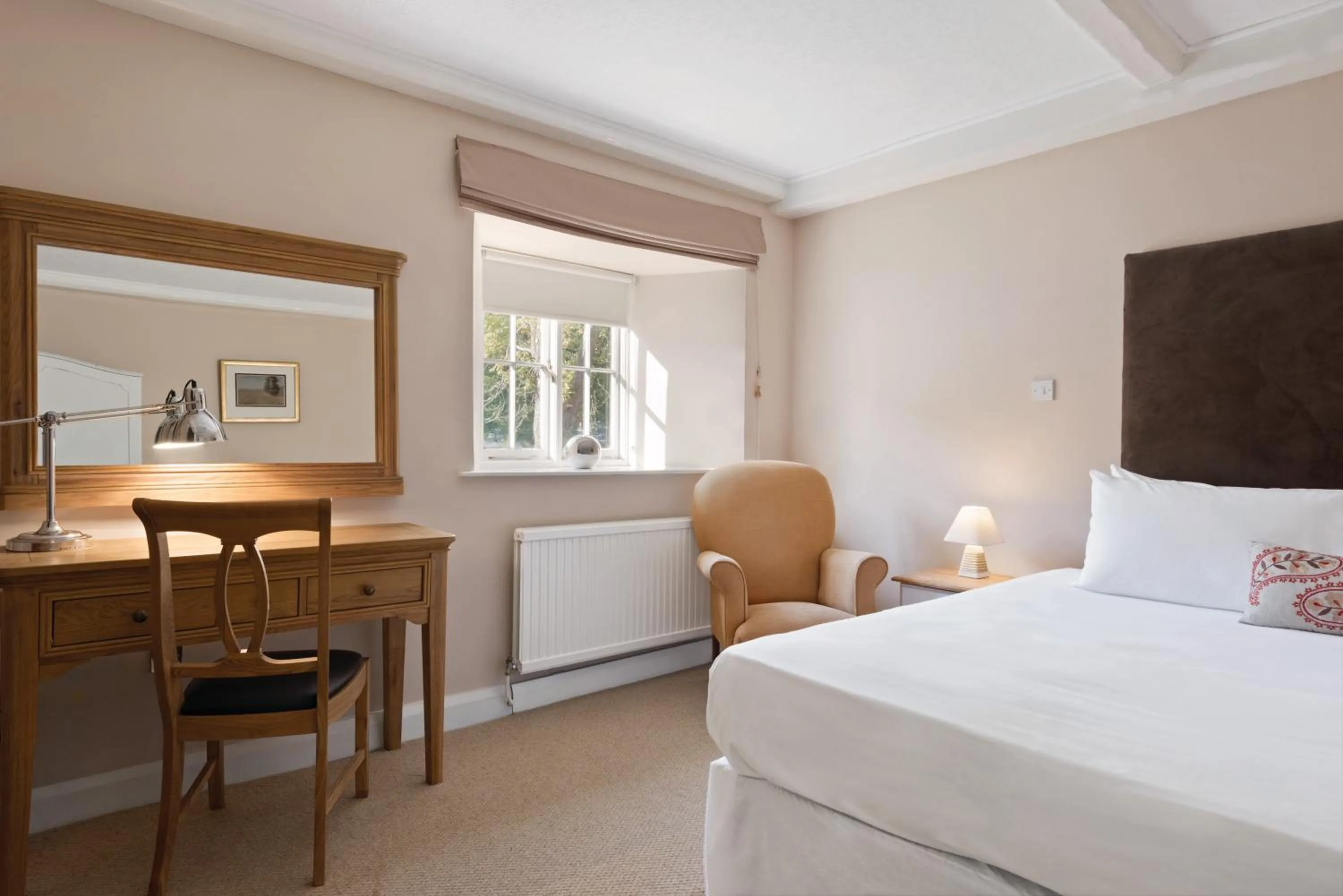 Bed in Cwrt Bleddyn Hotel & Spa