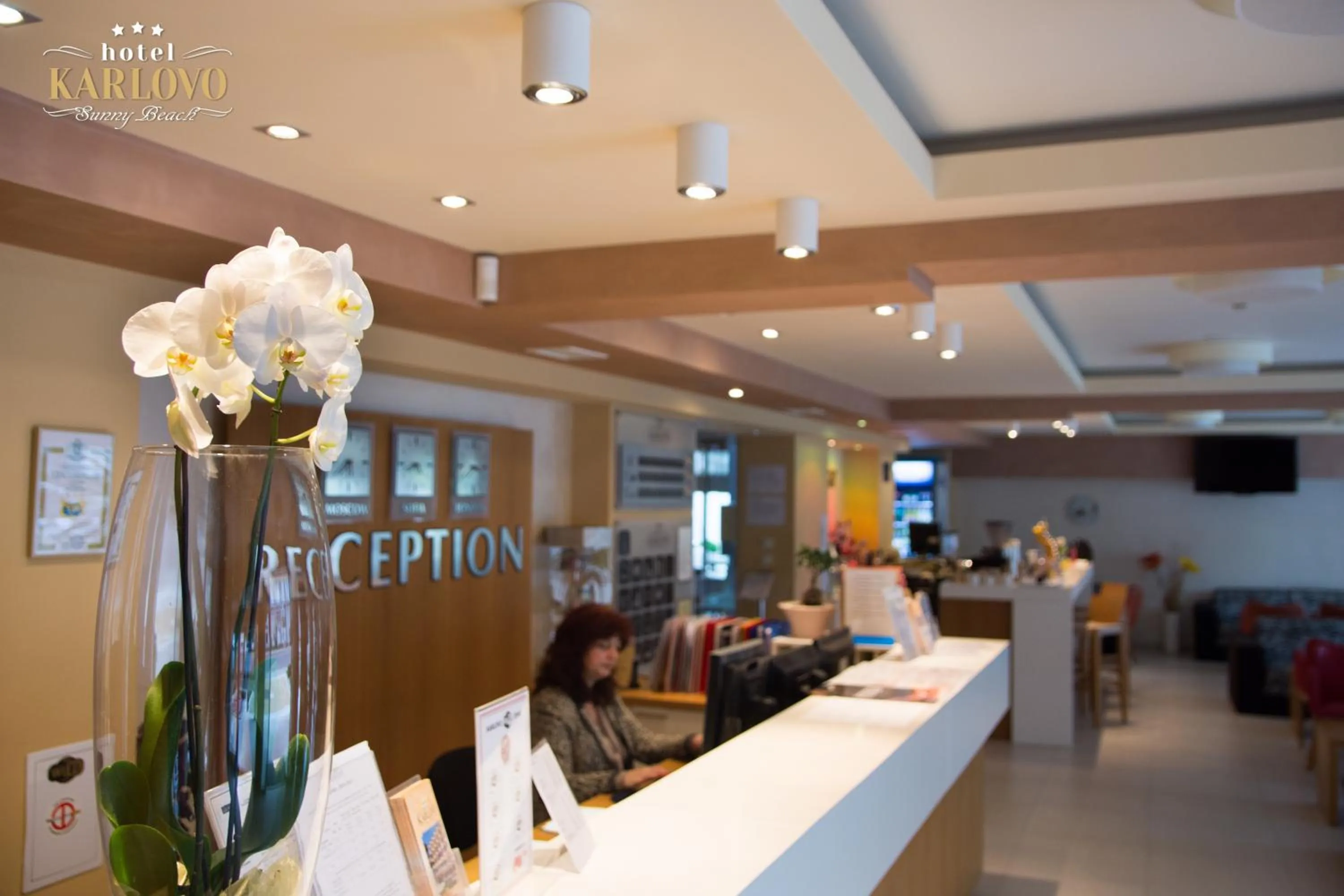 Lobby or reception in Karlovo Hotel