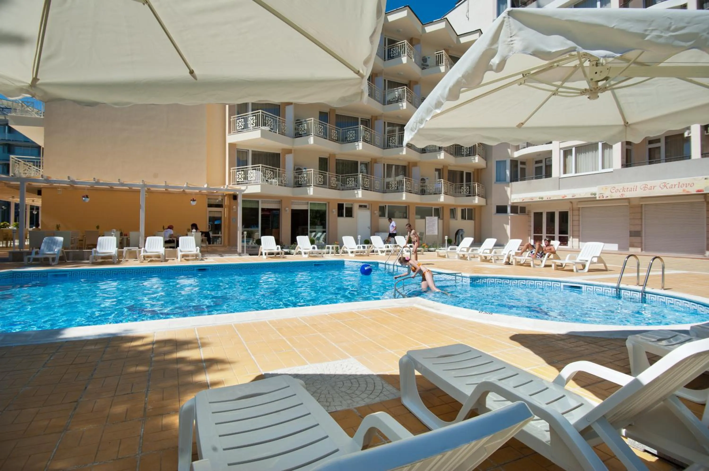 Swimming pool in Karlovo Hotel