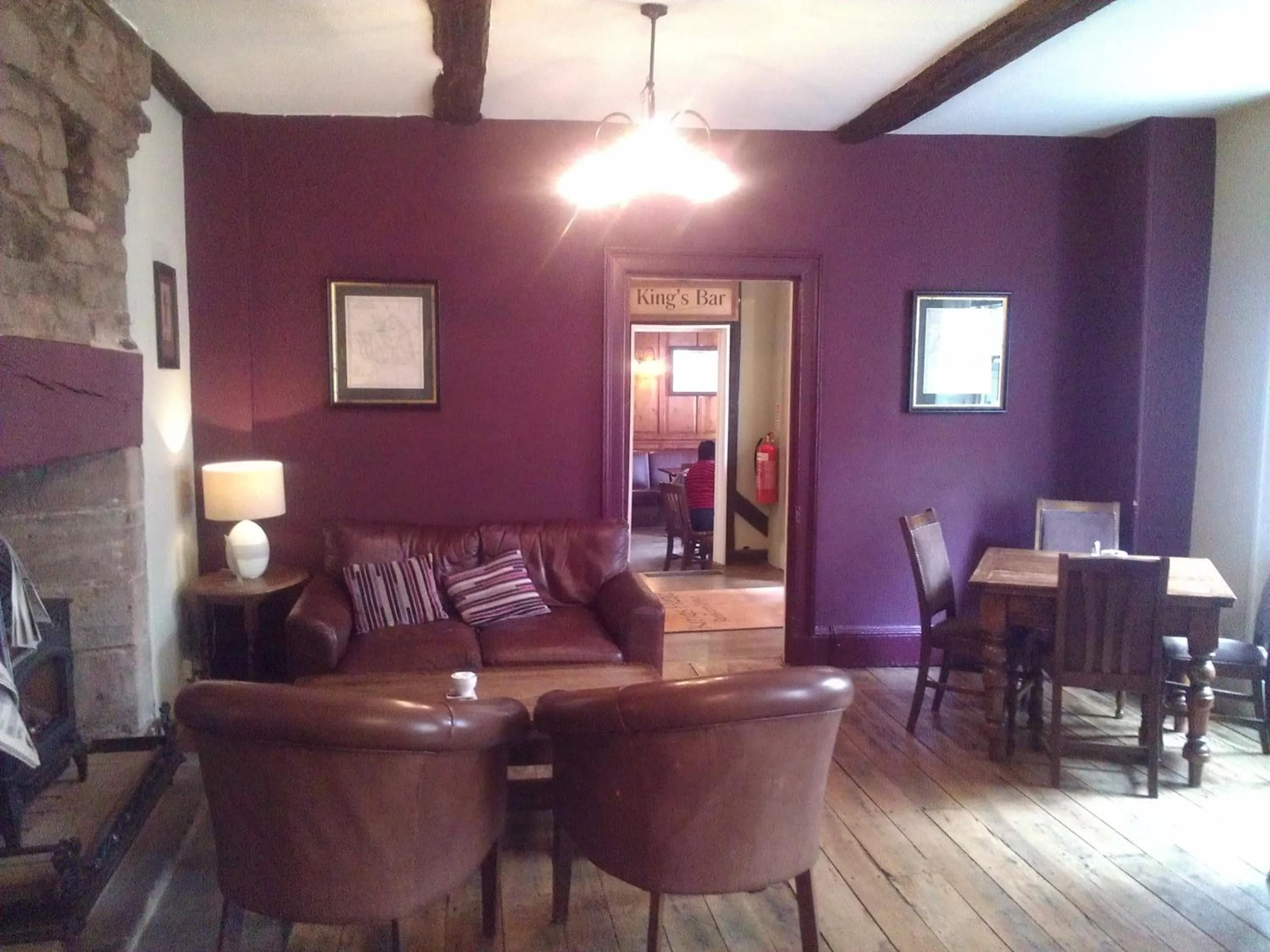 Lounge or bar in The Kings Head Hotel