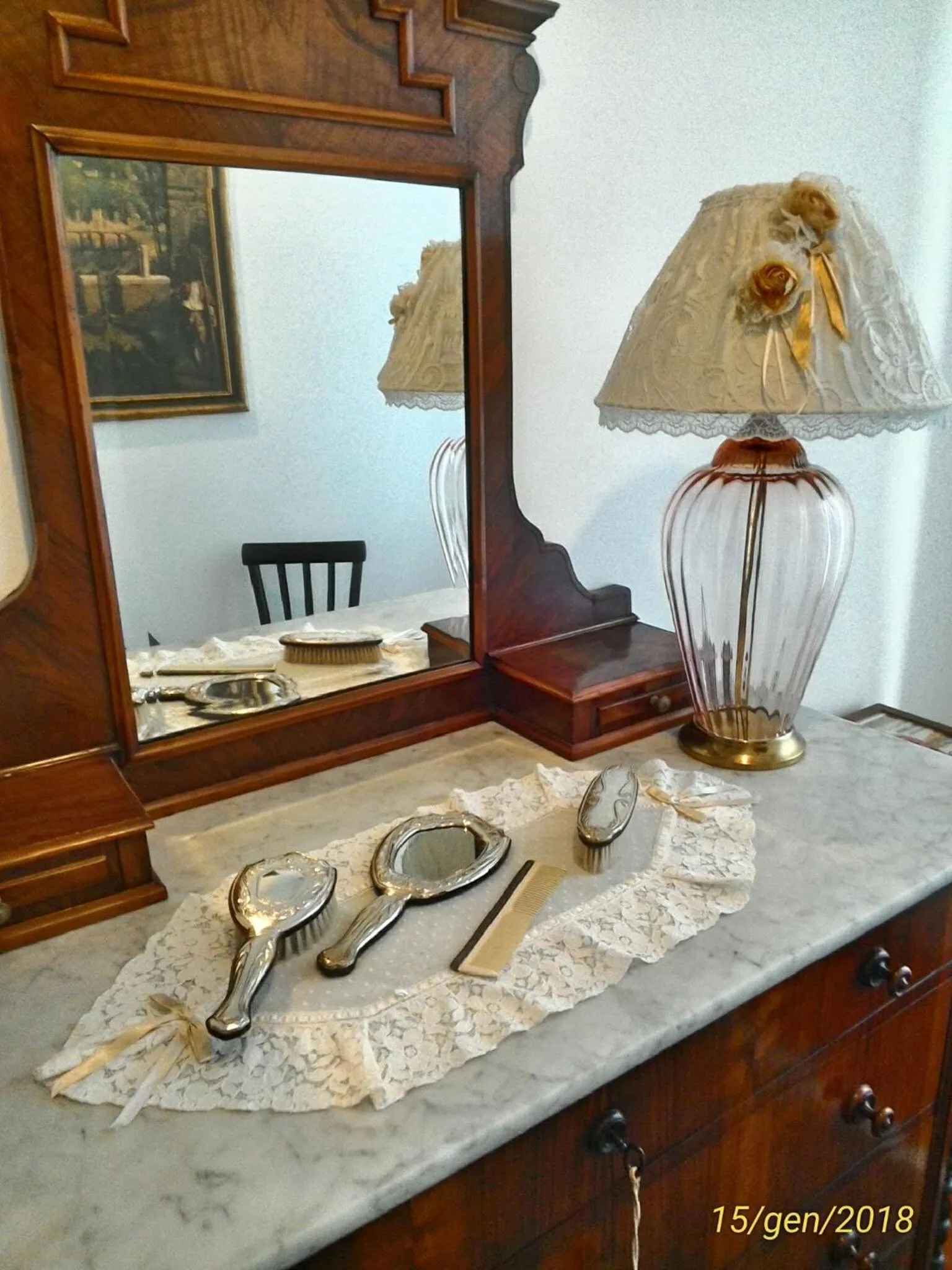 Decorative detail in B&B Palazzo Mestichelli Boutique Palace