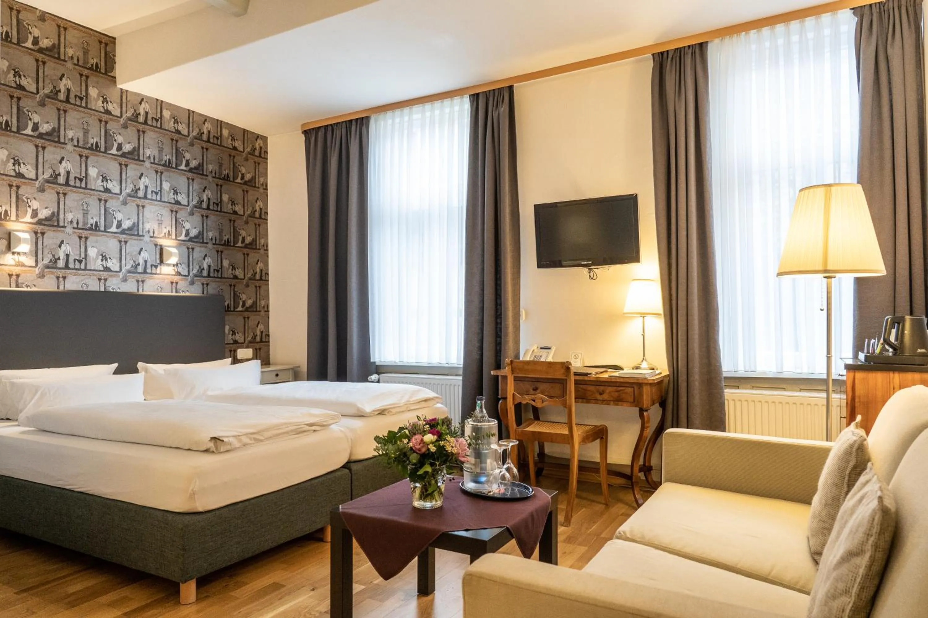 Photo of the whole room, Bed in Romantik Hotel Alte Münze