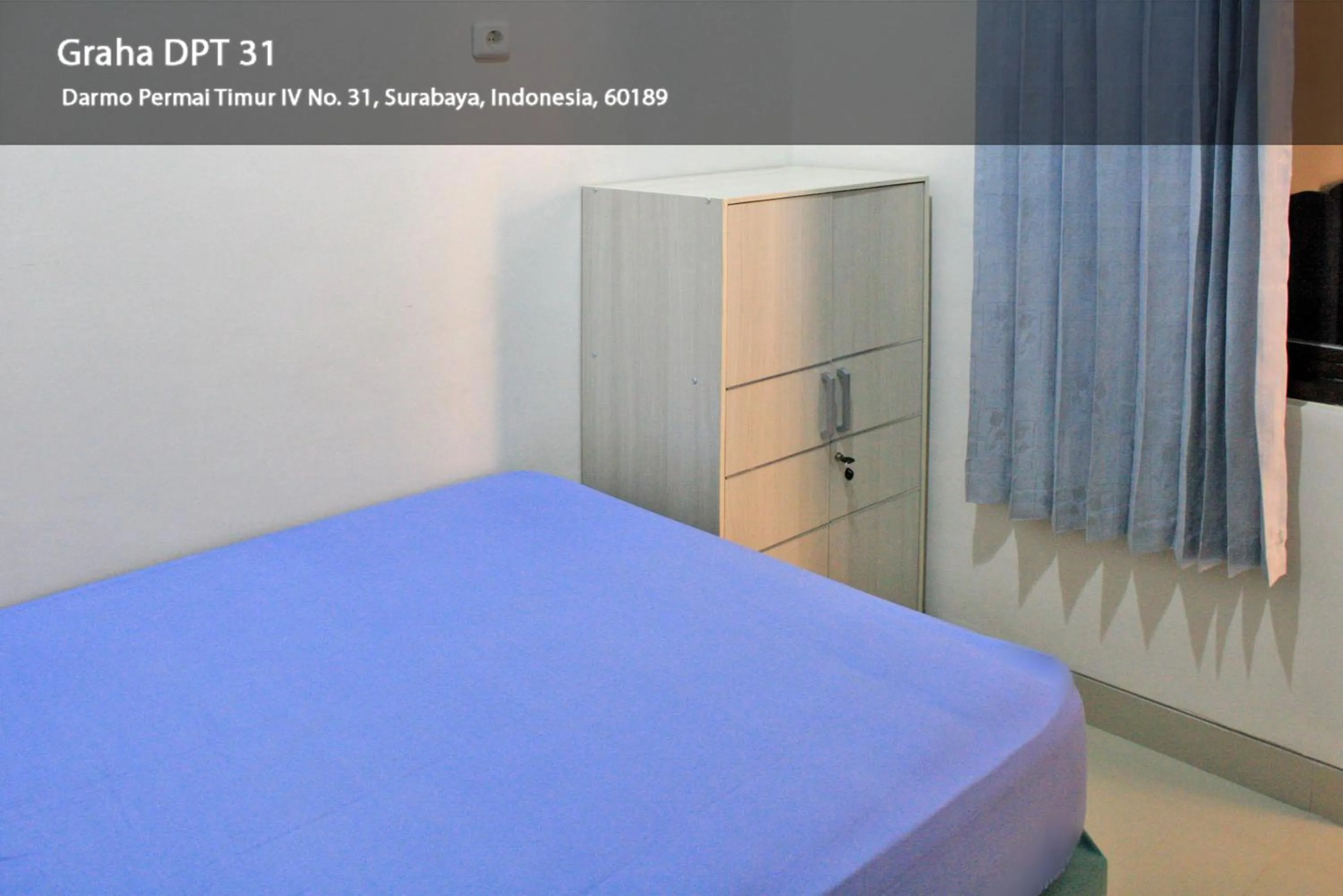 Bed in Hotel Graha DPT 33