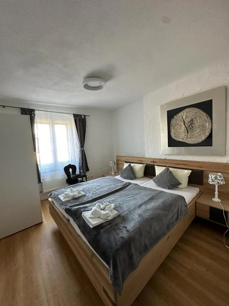 Bed in Hotel Zum Goldenen Anker