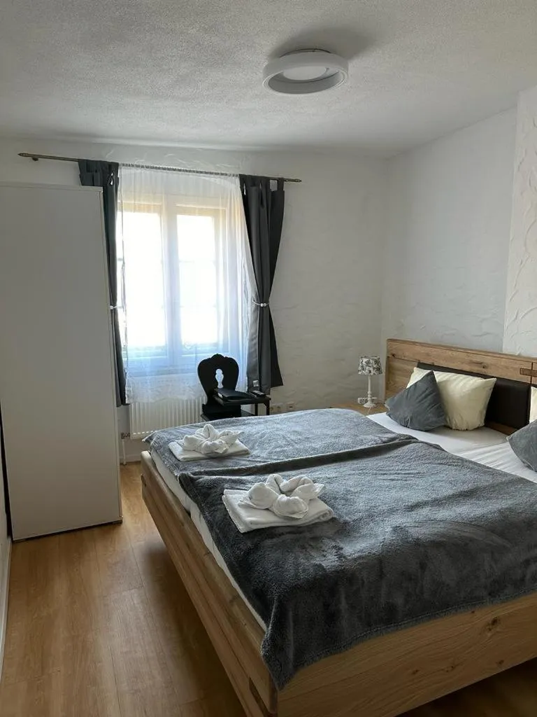 Bed in Hotel Zum Goldenen Anker