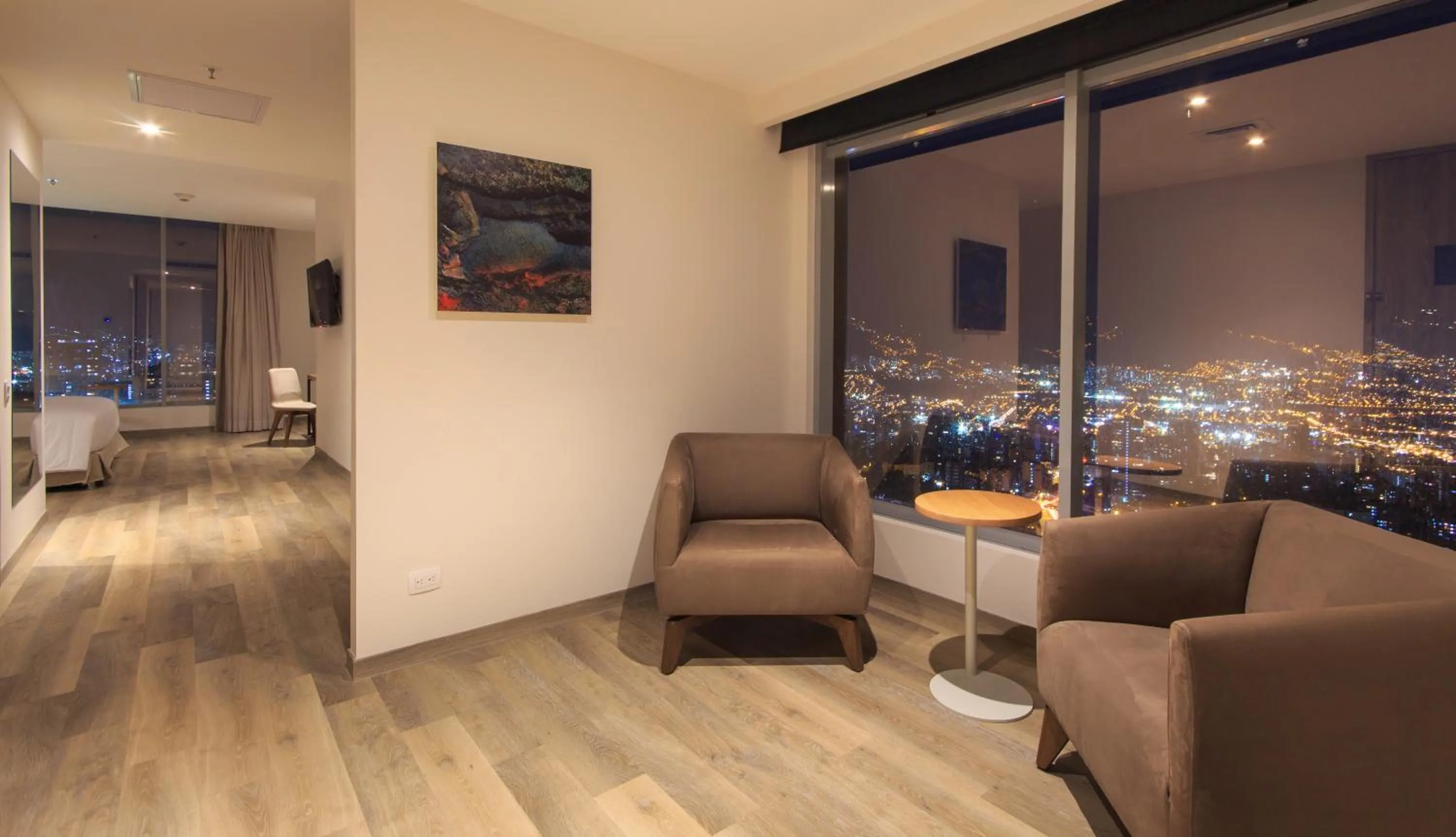 Living room in Novotel Medellin El Tesoro