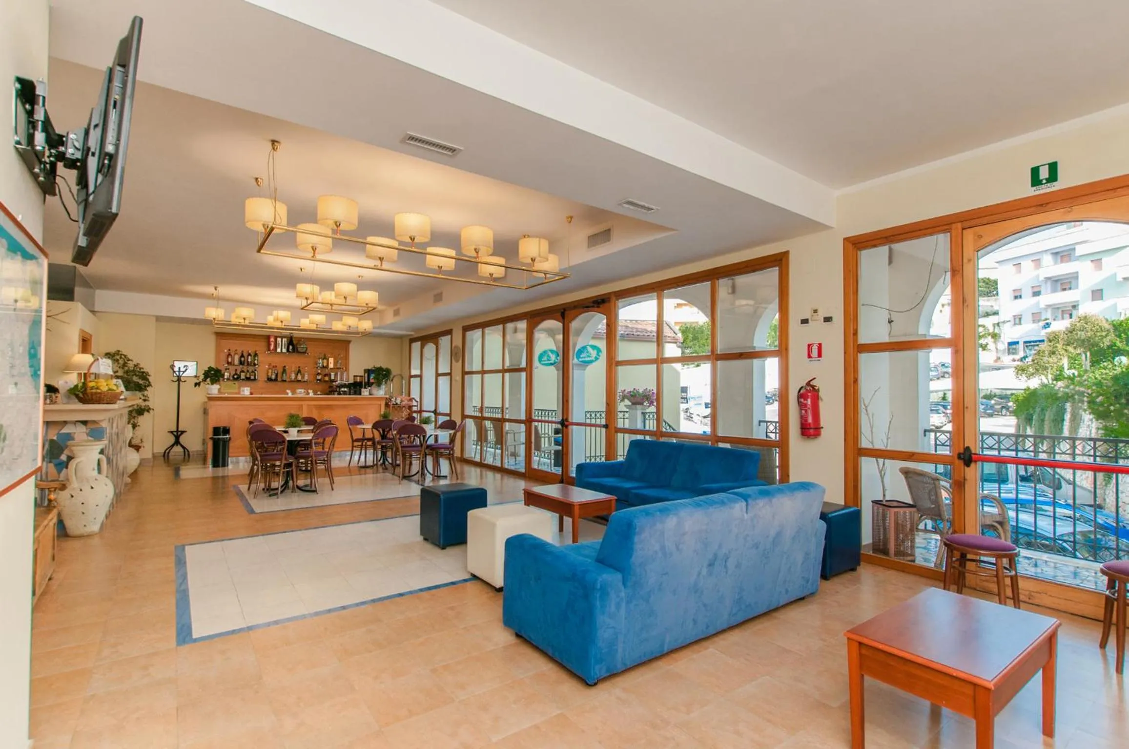 Lobby or reception in Park Hotel Villa Americana