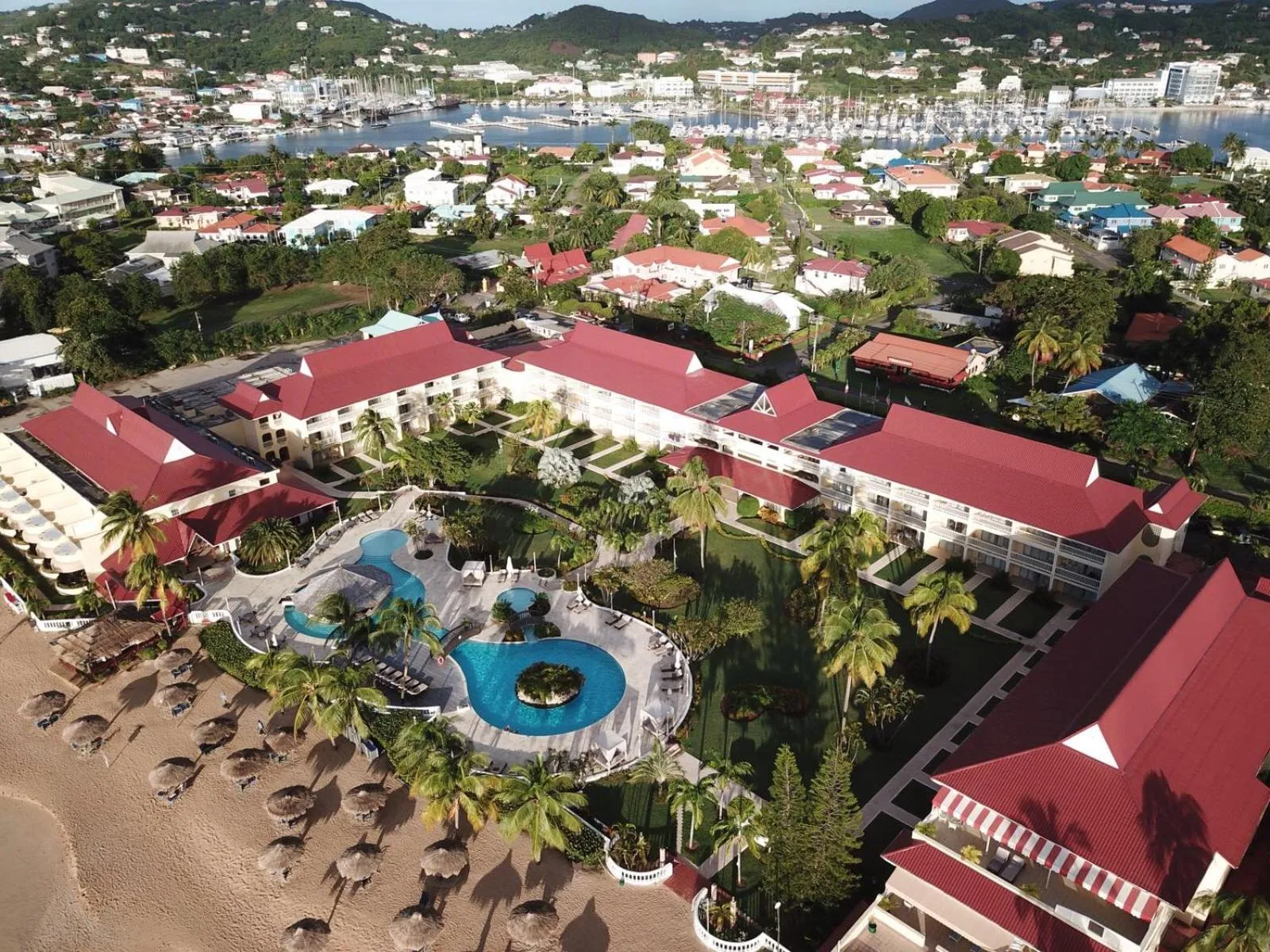Property building, Bird's-eye View in Mystique St Lucia by Royalton