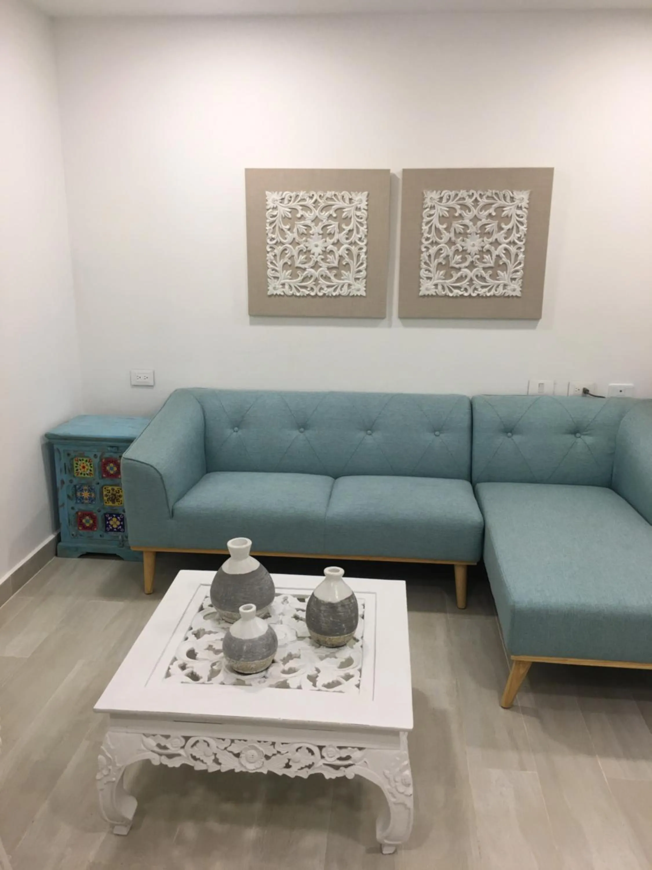 Living room in Le Castel Blanc Hotel Boutique