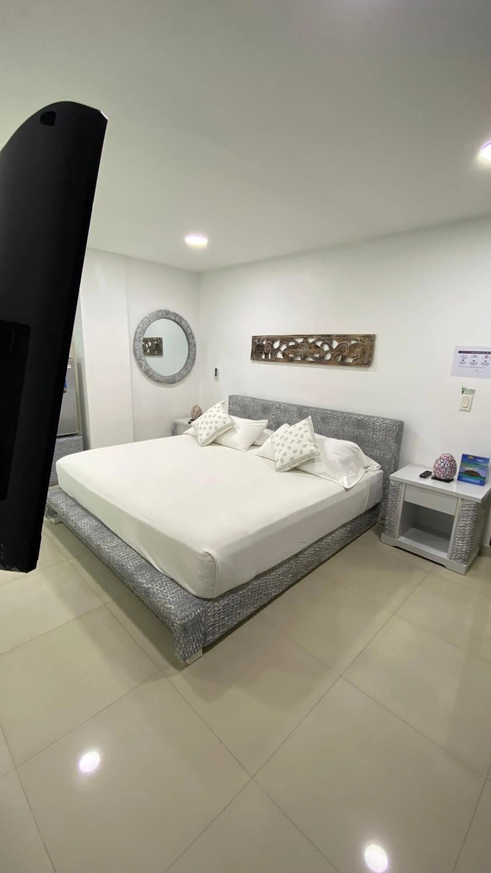 Bed in Le Castel Blanc Hotel Boutique