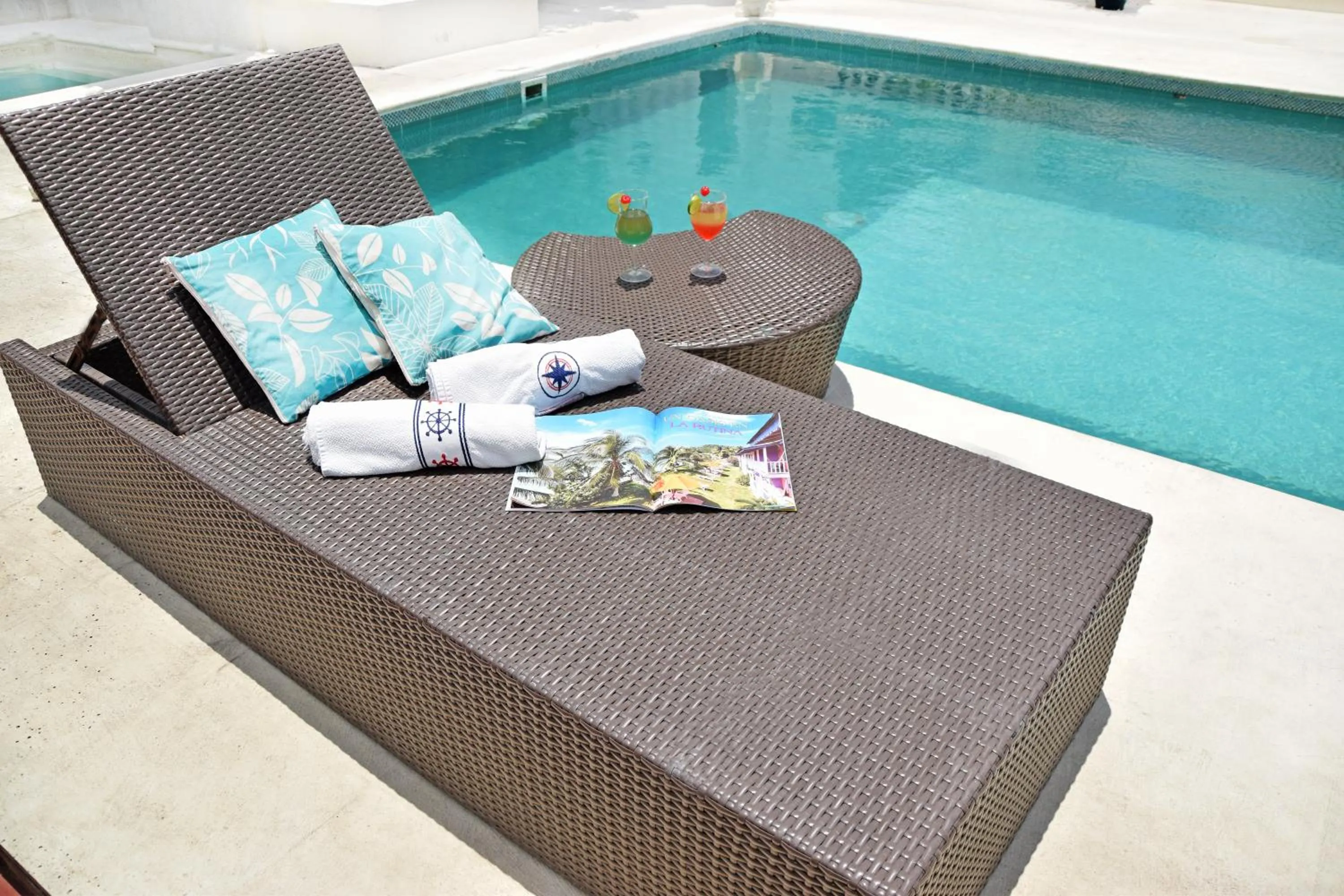 Swimming pool in Le Castel Blanc Hotel Boutique