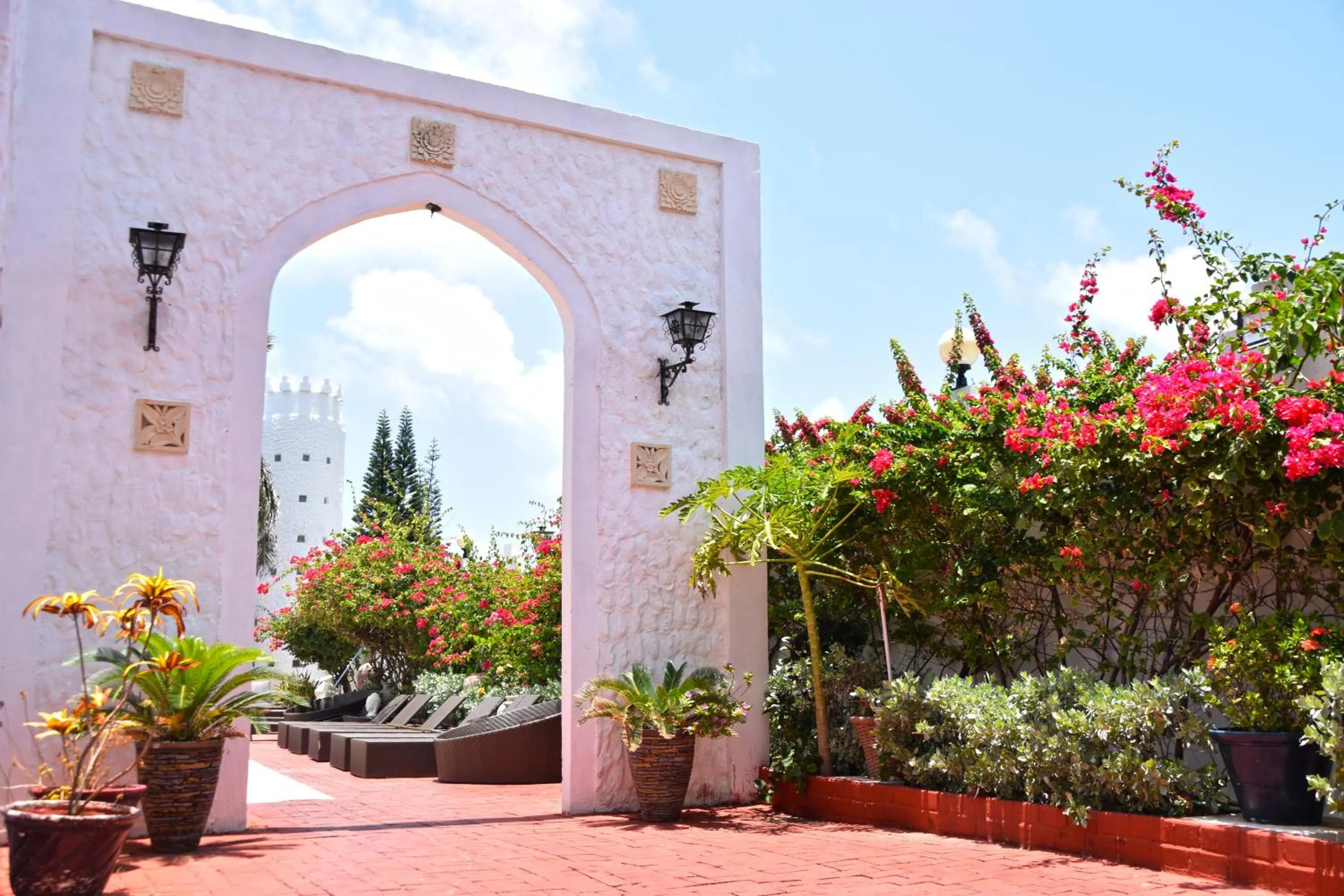 Garden in Le Castel Blanc Hotel Boutique