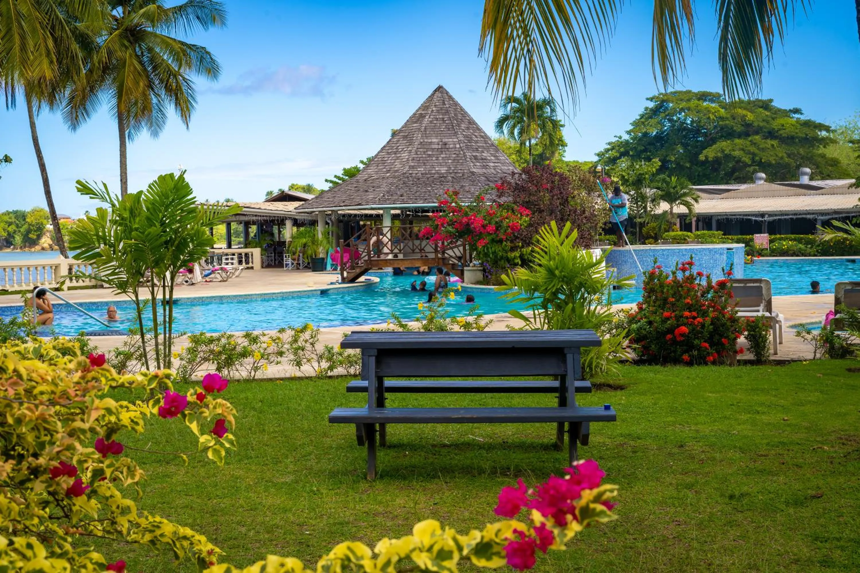 Garden view in Starfish Tobago