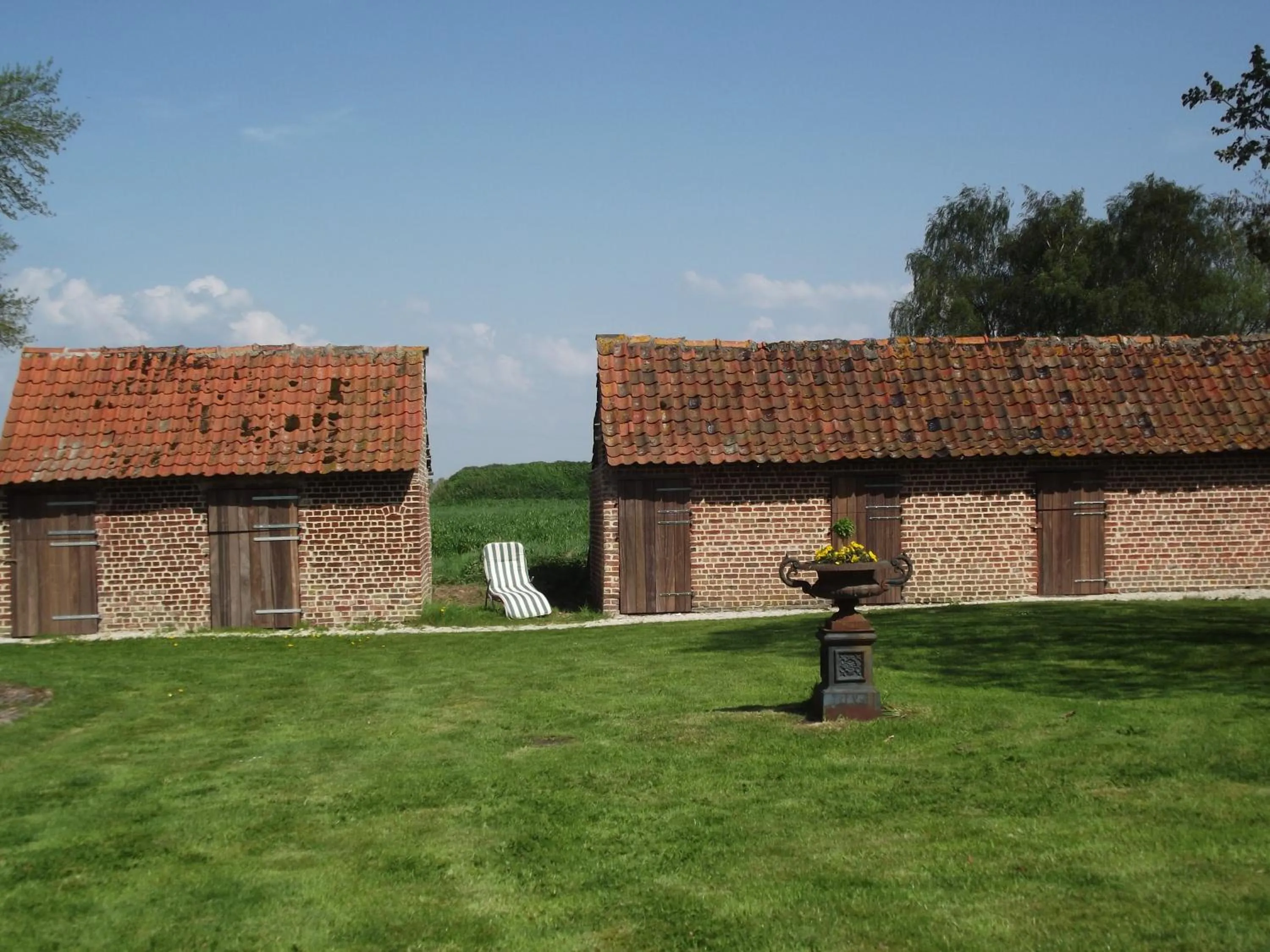 Garden view in Au Bonheur Frontalier