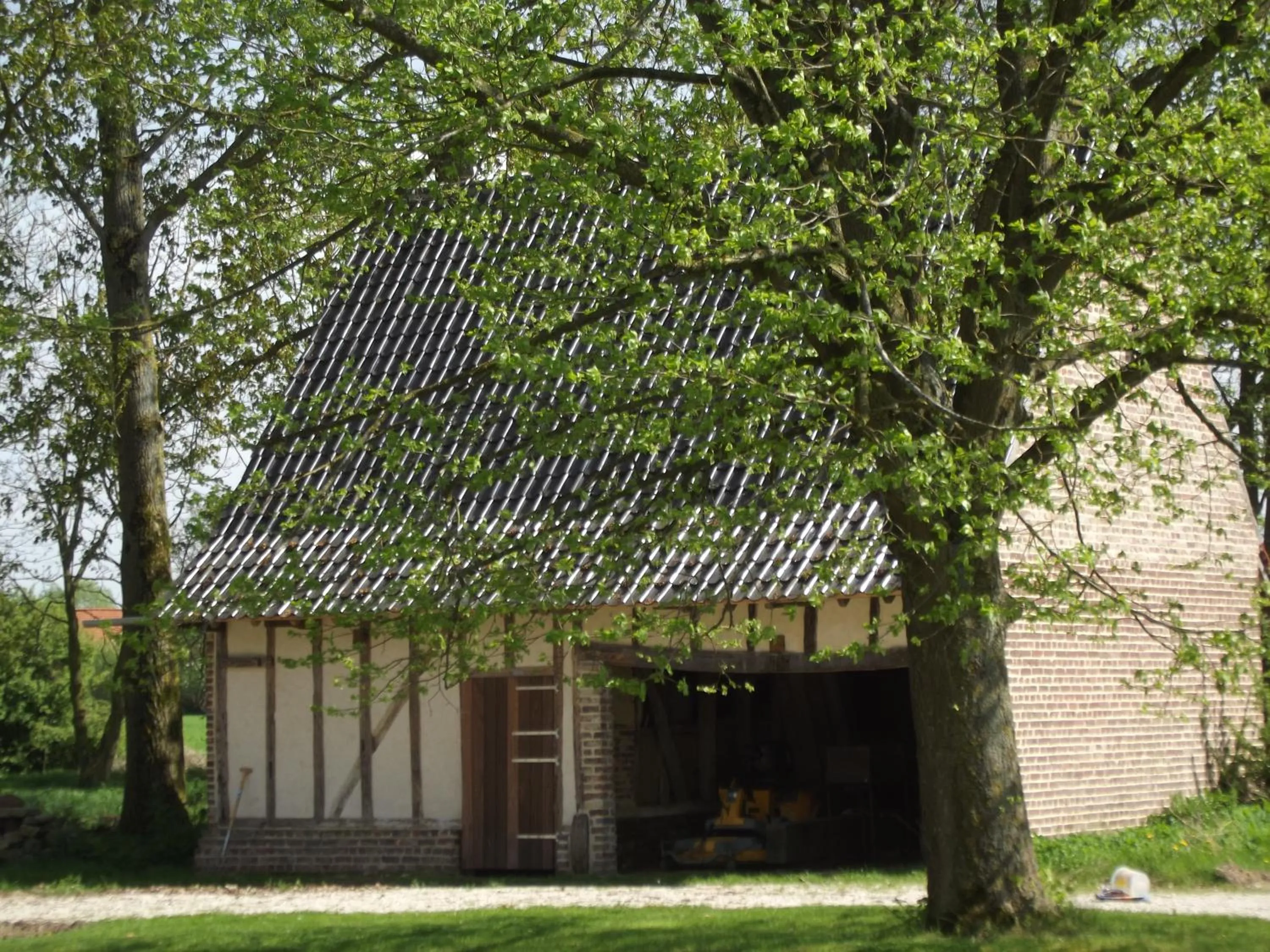 Garden view in Au Bonheur Frontalier