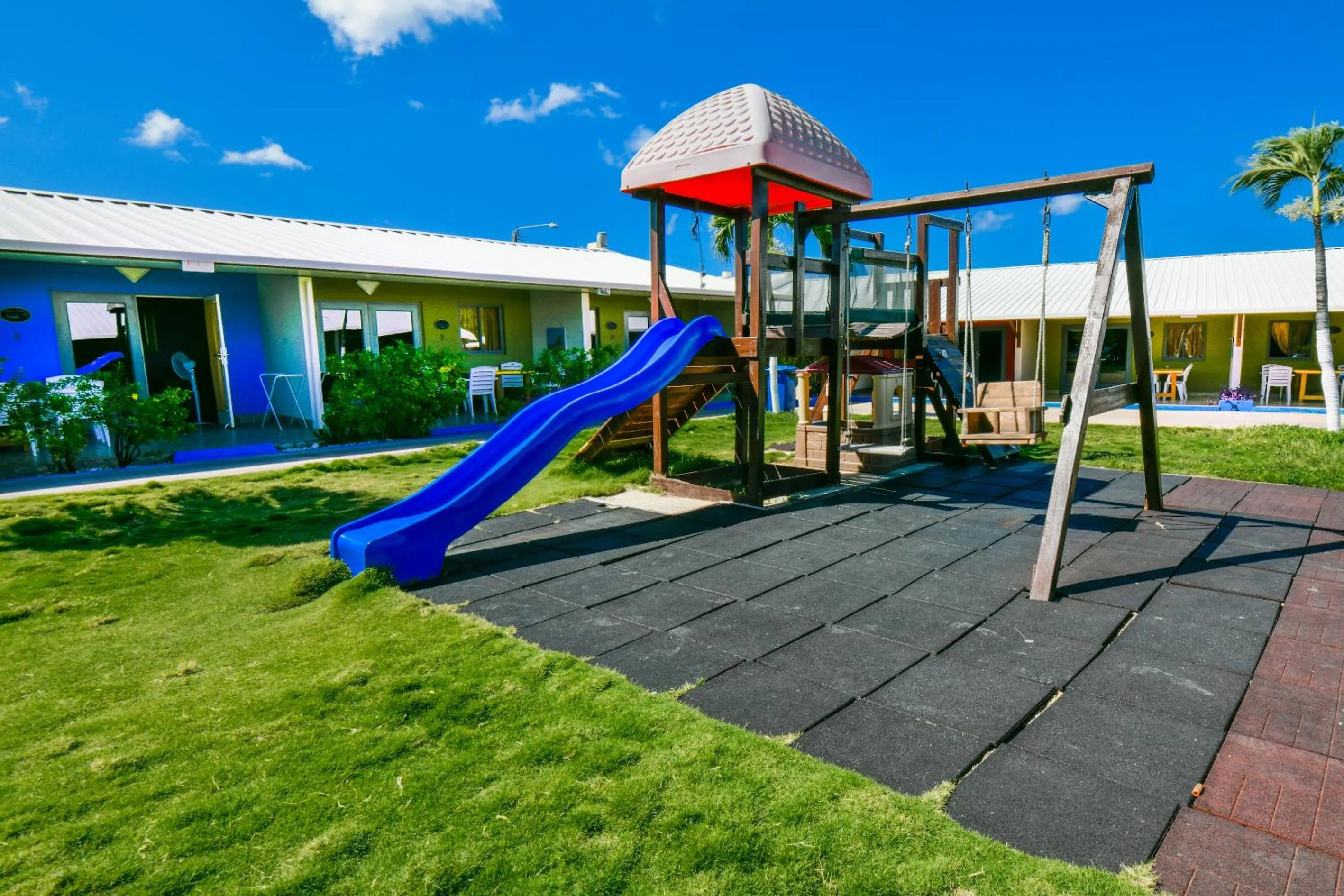 Children play ground in Aruba Blue Village Hotel and Apartments