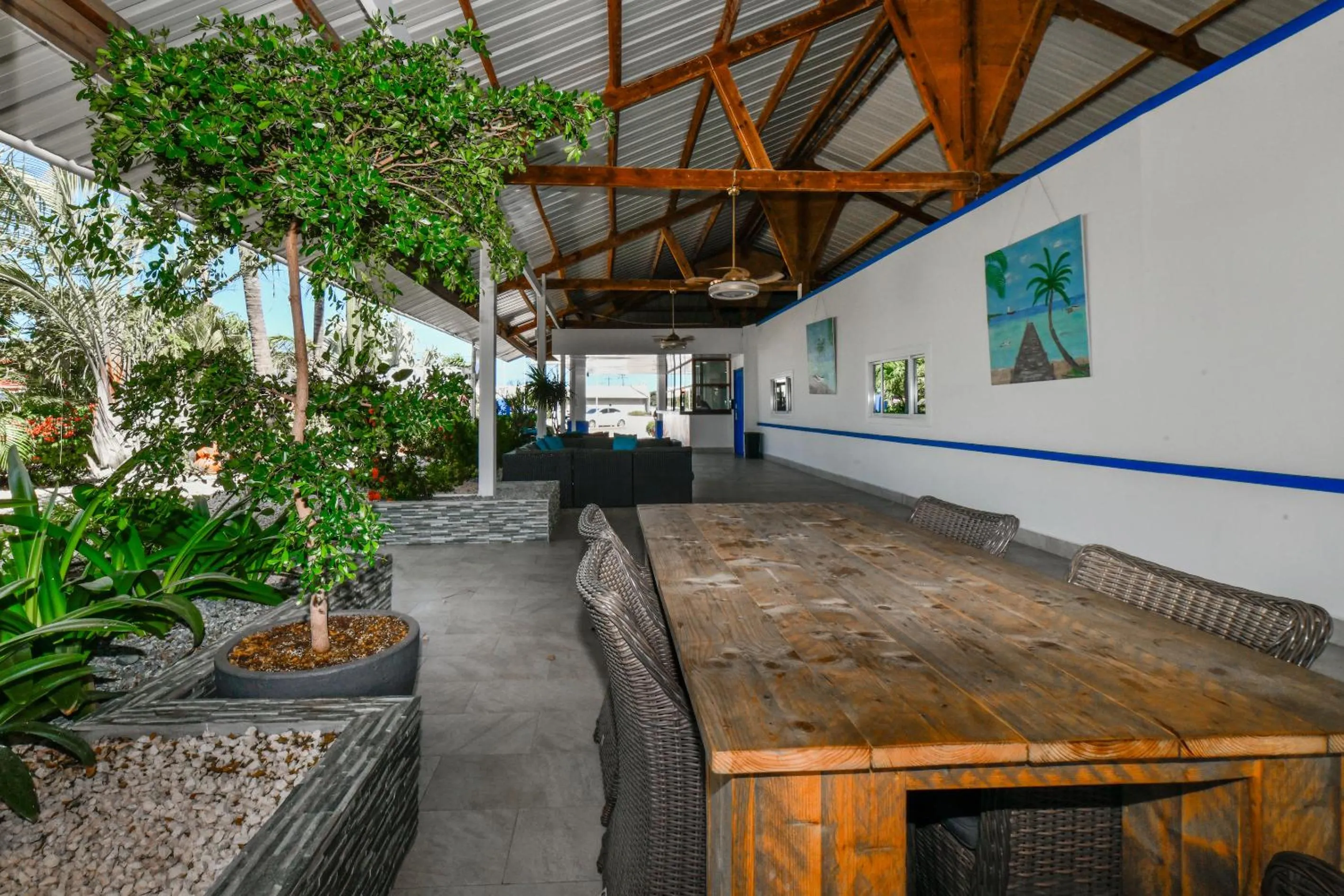 Lobby or reception in Aruba Blue Village Hotel and Apartments