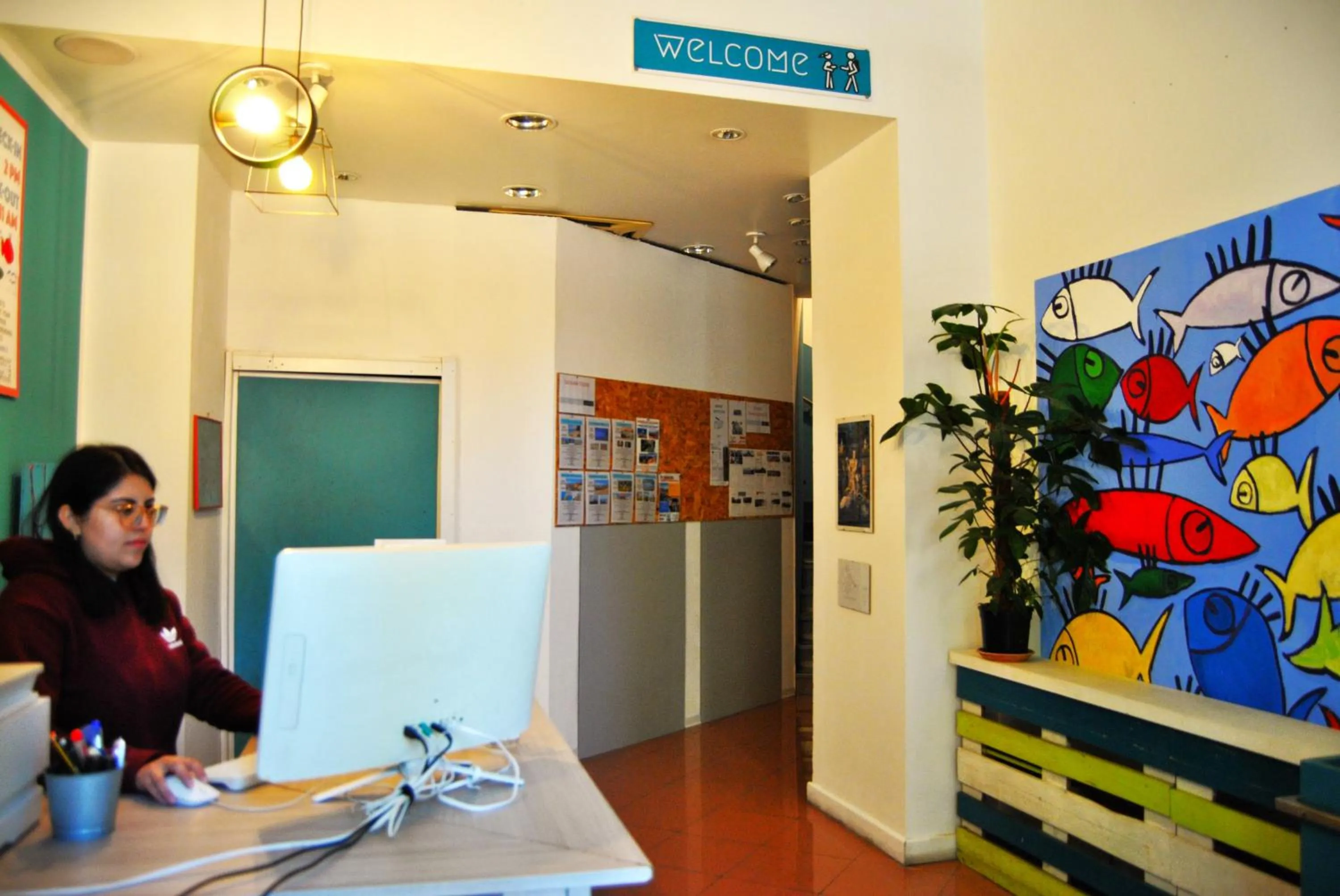 Lobby or reception in Balarm - Hostel and Bar