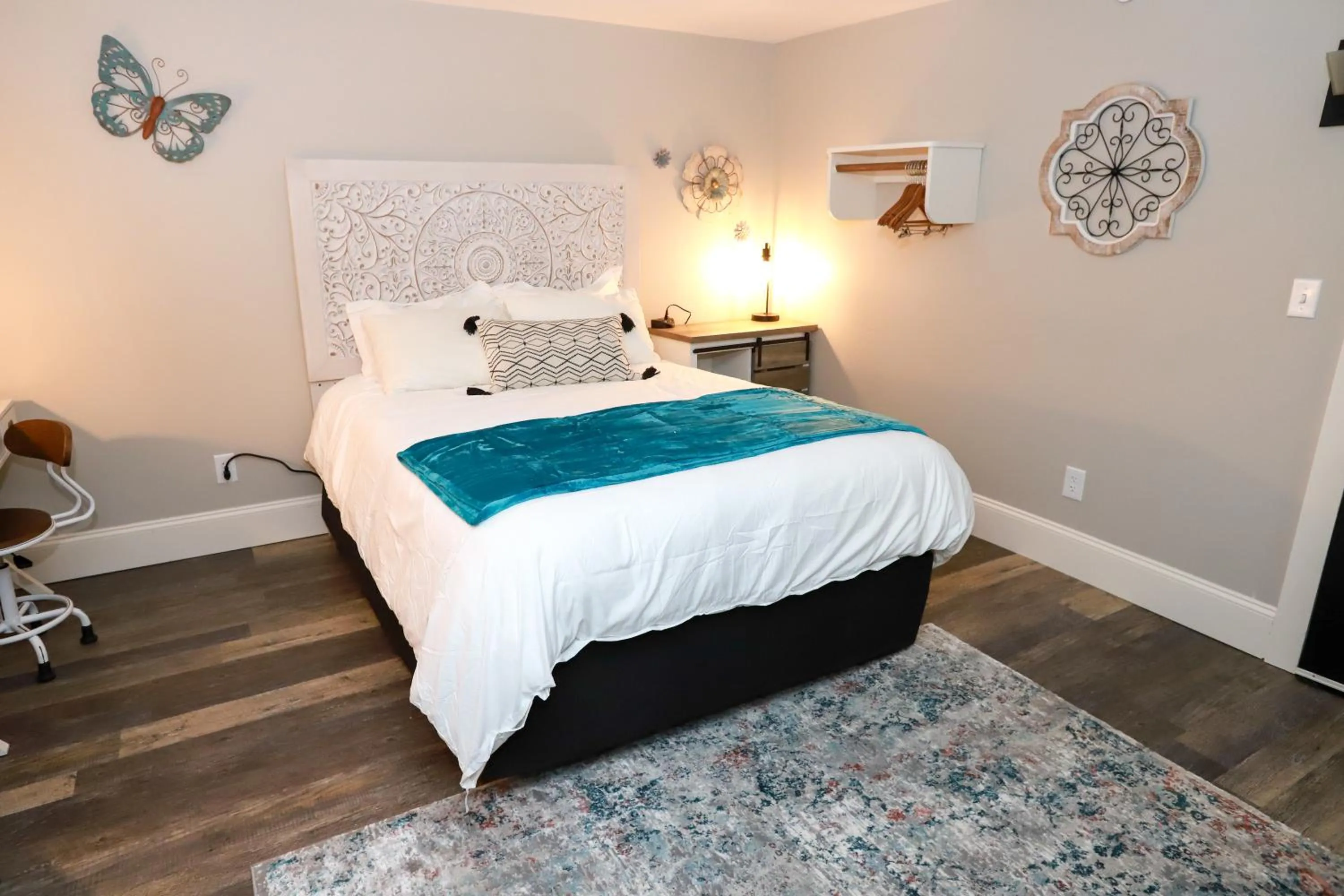 Bed in Gunstock Inn & Suites