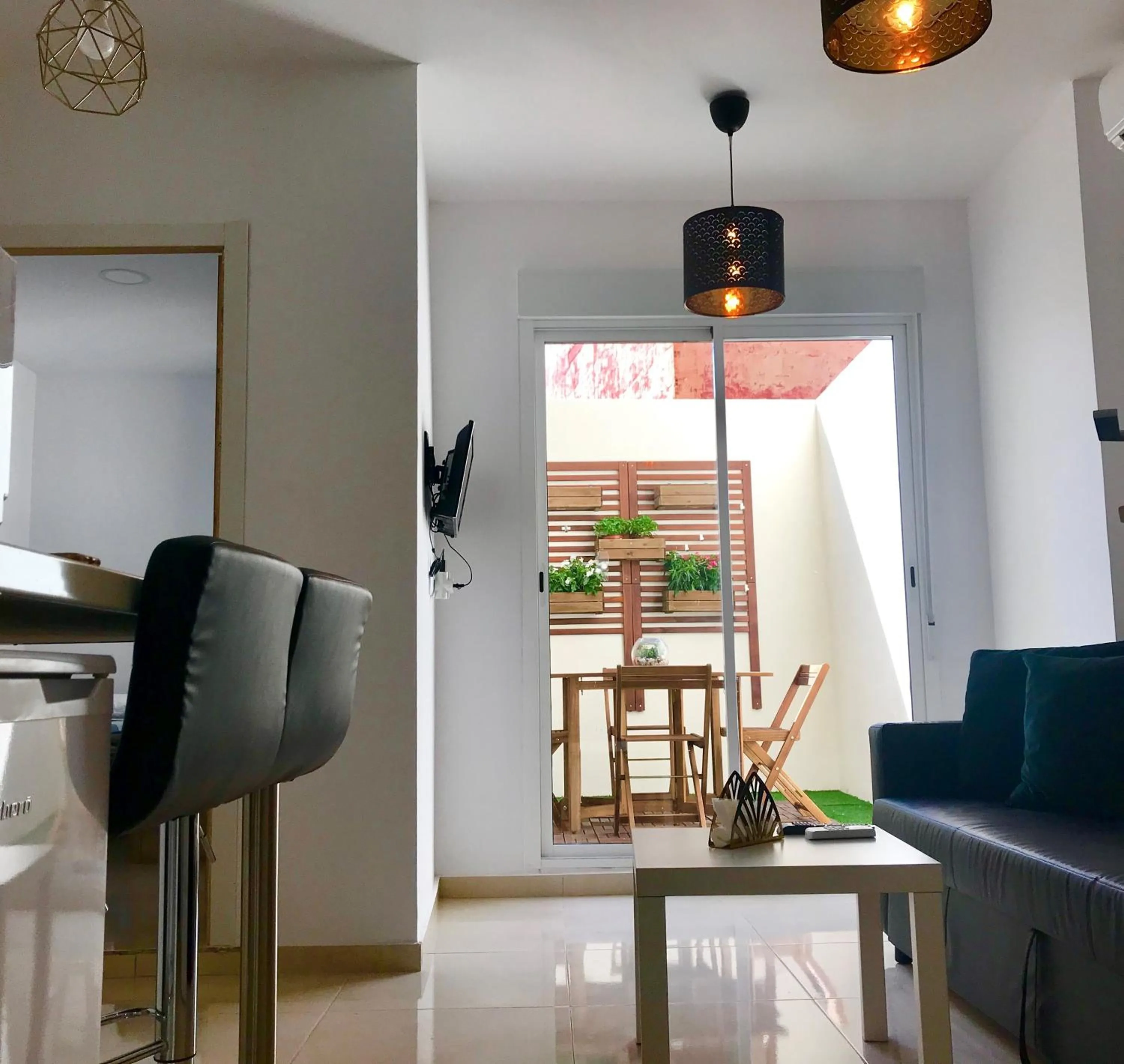 Patio in Castle Apartment