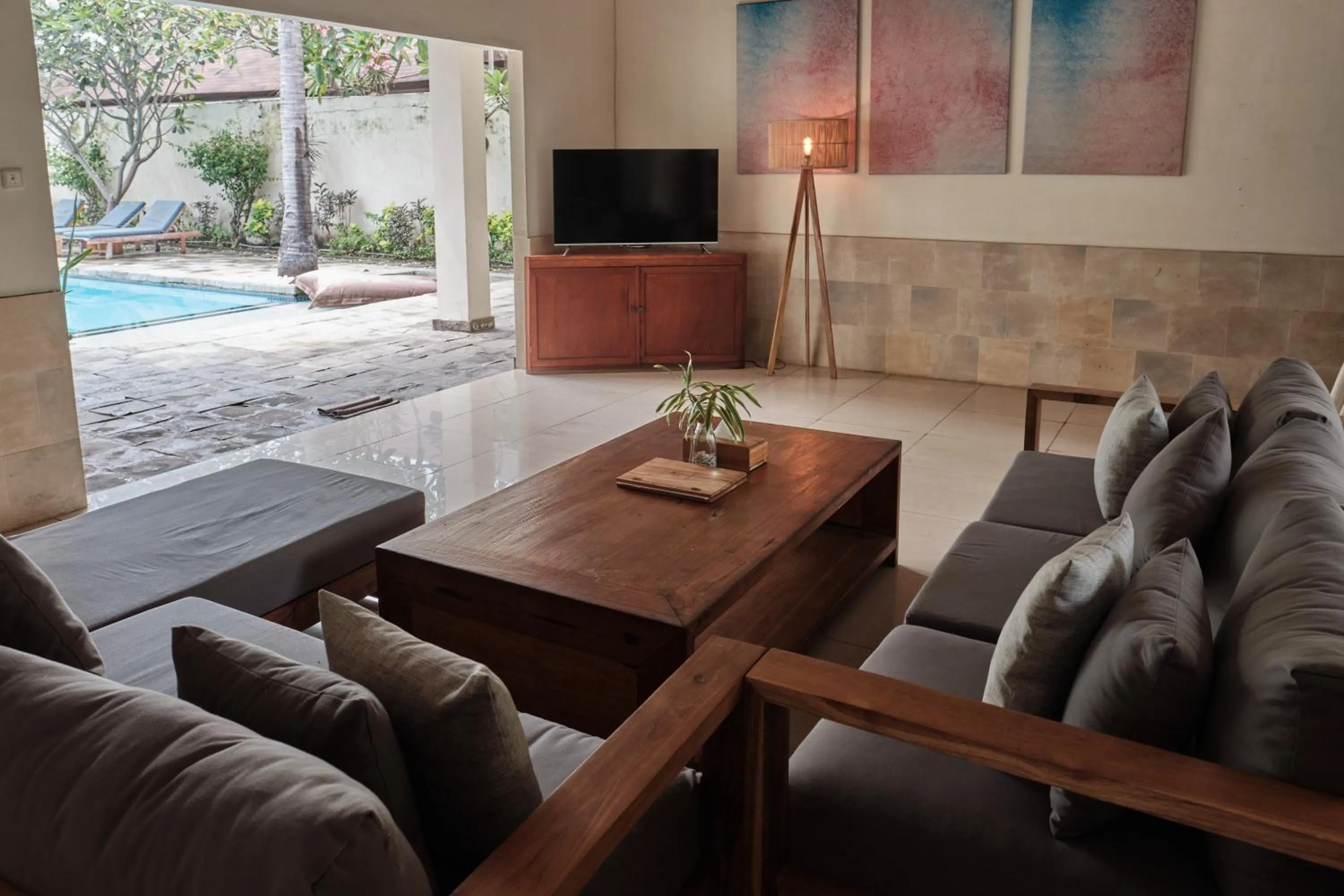 Living room in Kelapa Villas
