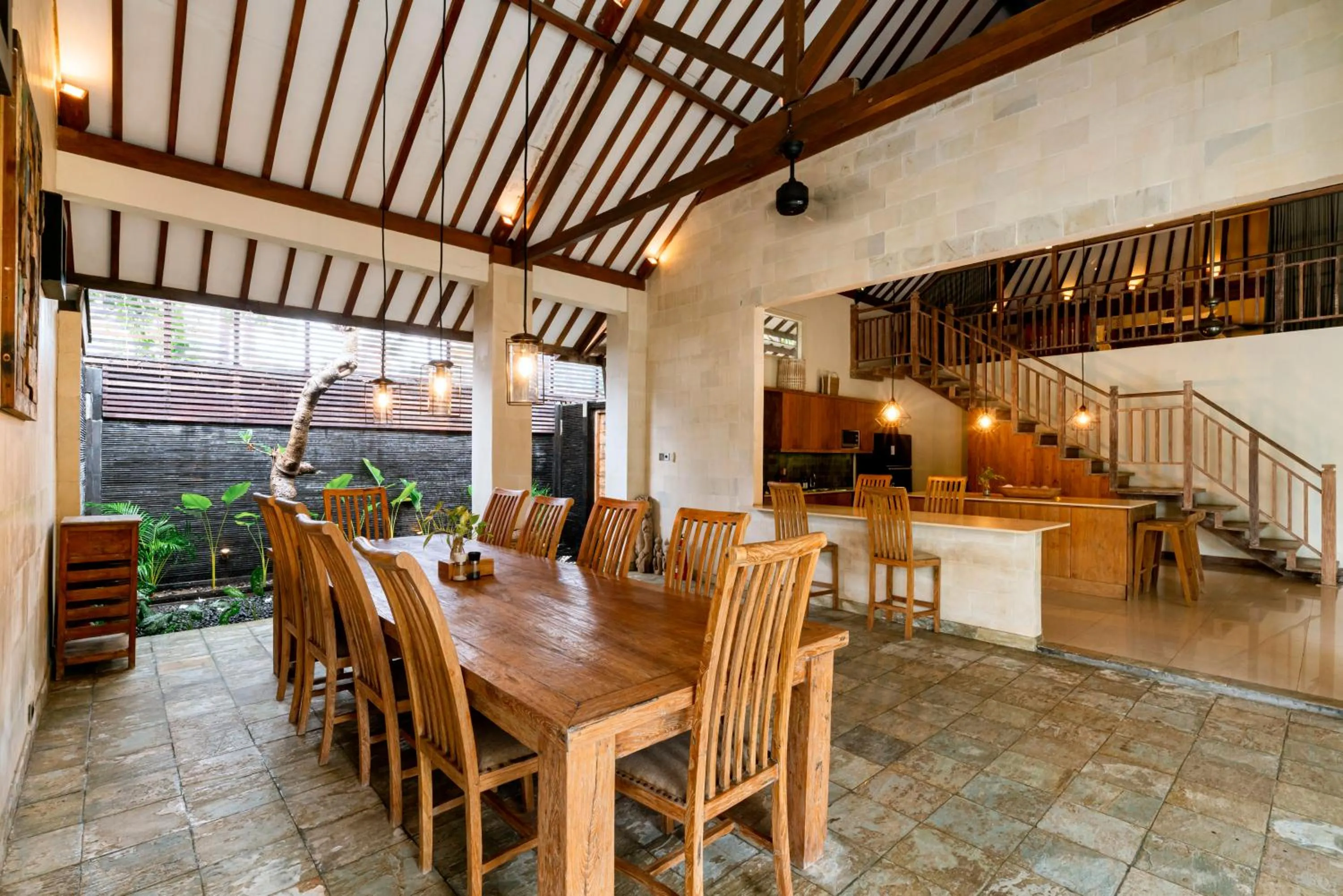 Dining area in Kelapa Villas